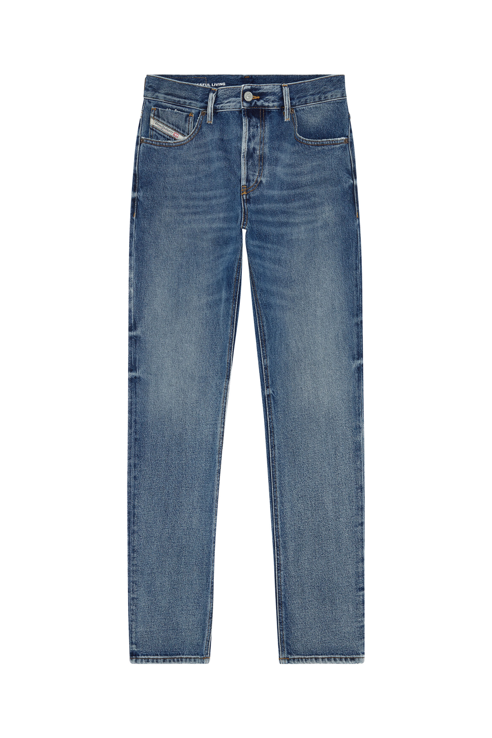 Diesel - Straight Jeans 1995 D-Sark 09E68, Bleu moyen - Image 2