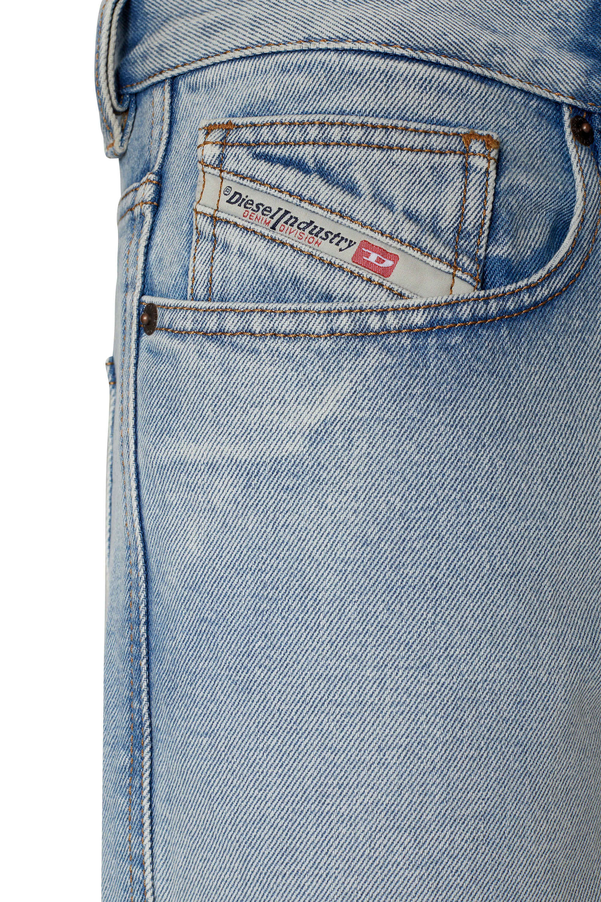 Diesel - 2010 09C14 Straight Jeans, Bleu Clair - Image 6