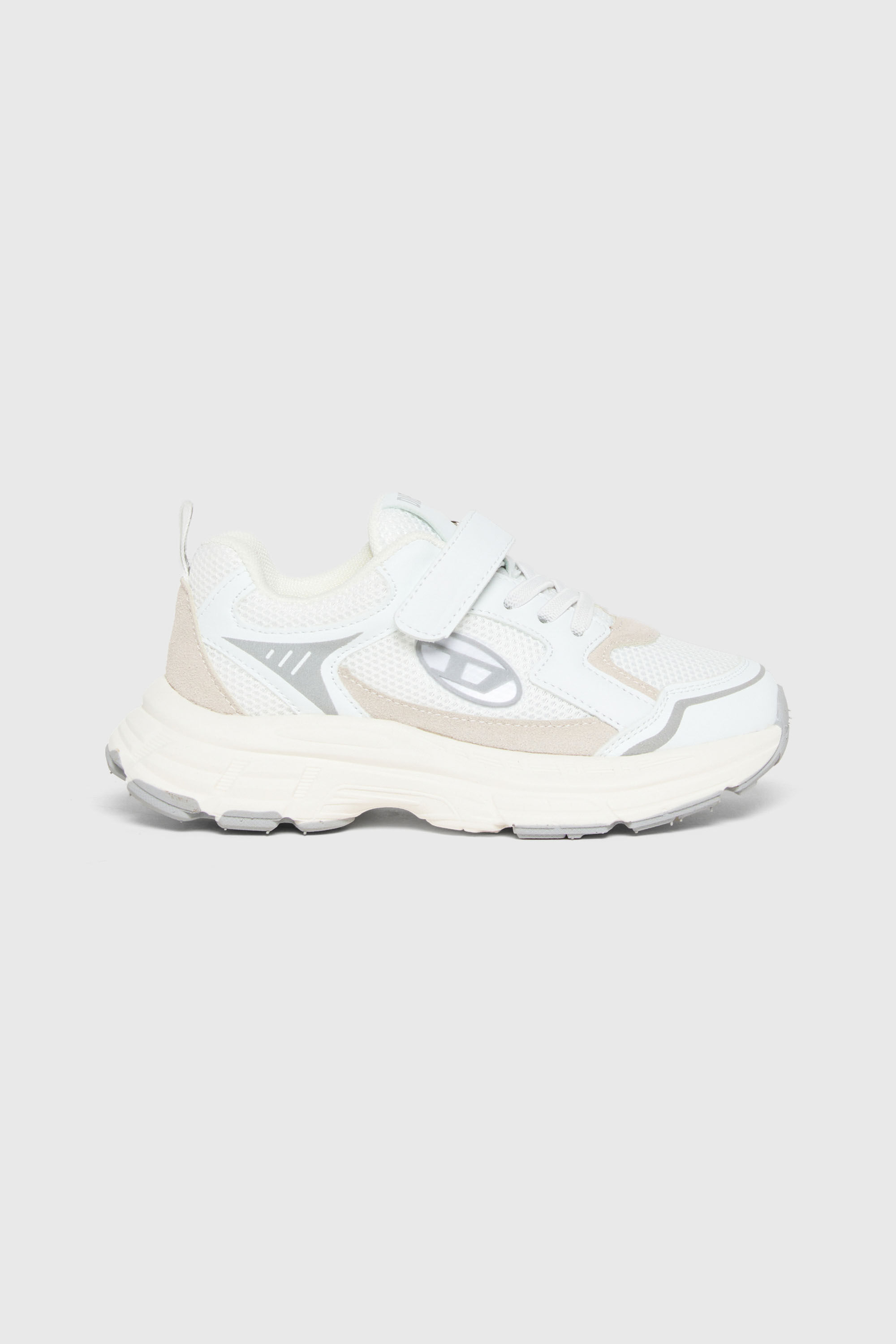 Diesel - S-RUNVINRI-VEL, S-Runvinr- Sneakers in mesh e tessuto Unisex in Bianco - 1