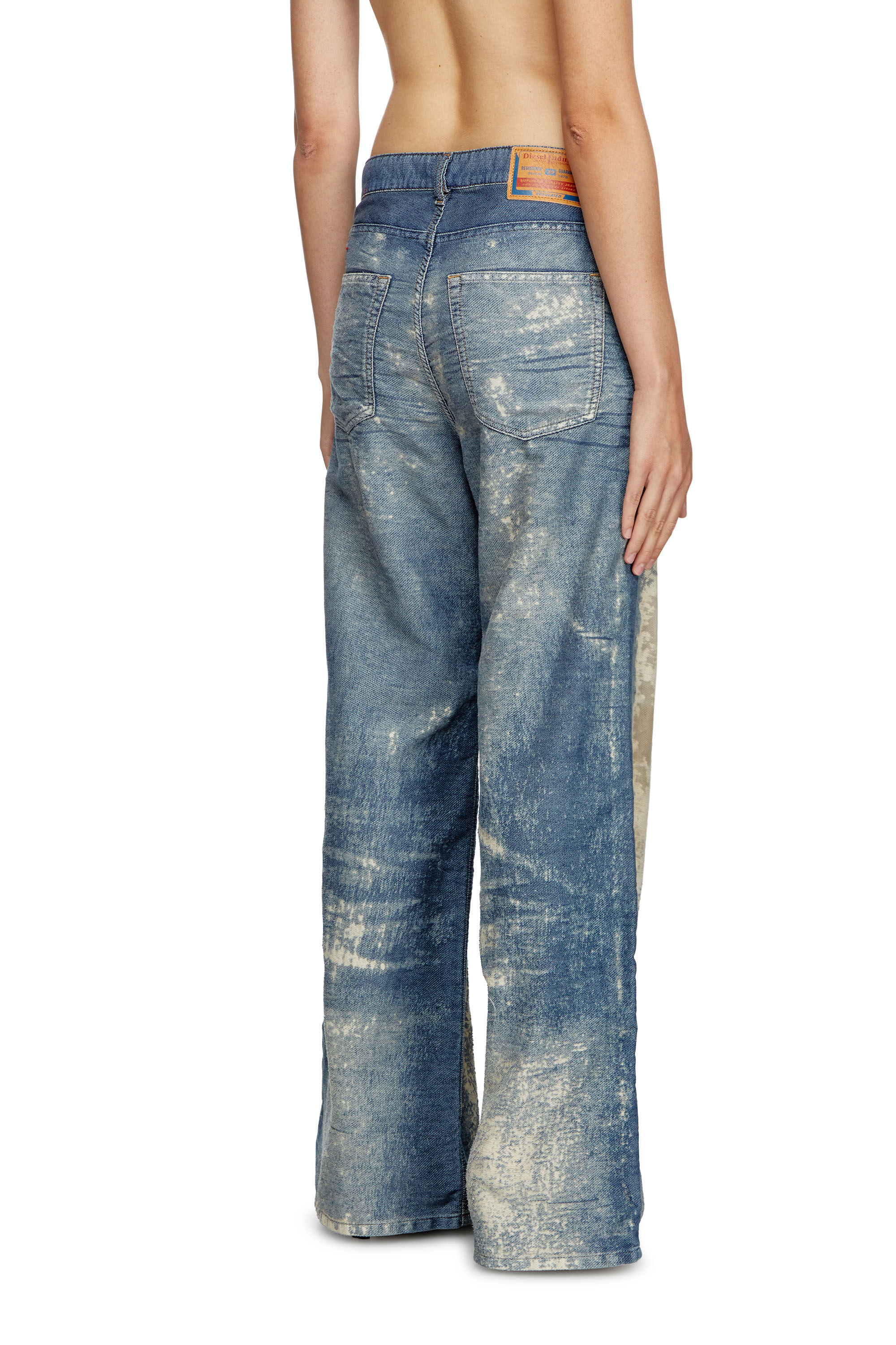 Diesel - Donna Straight Jeans 1996 D-Sire 068RE, Blu medio - Image 4