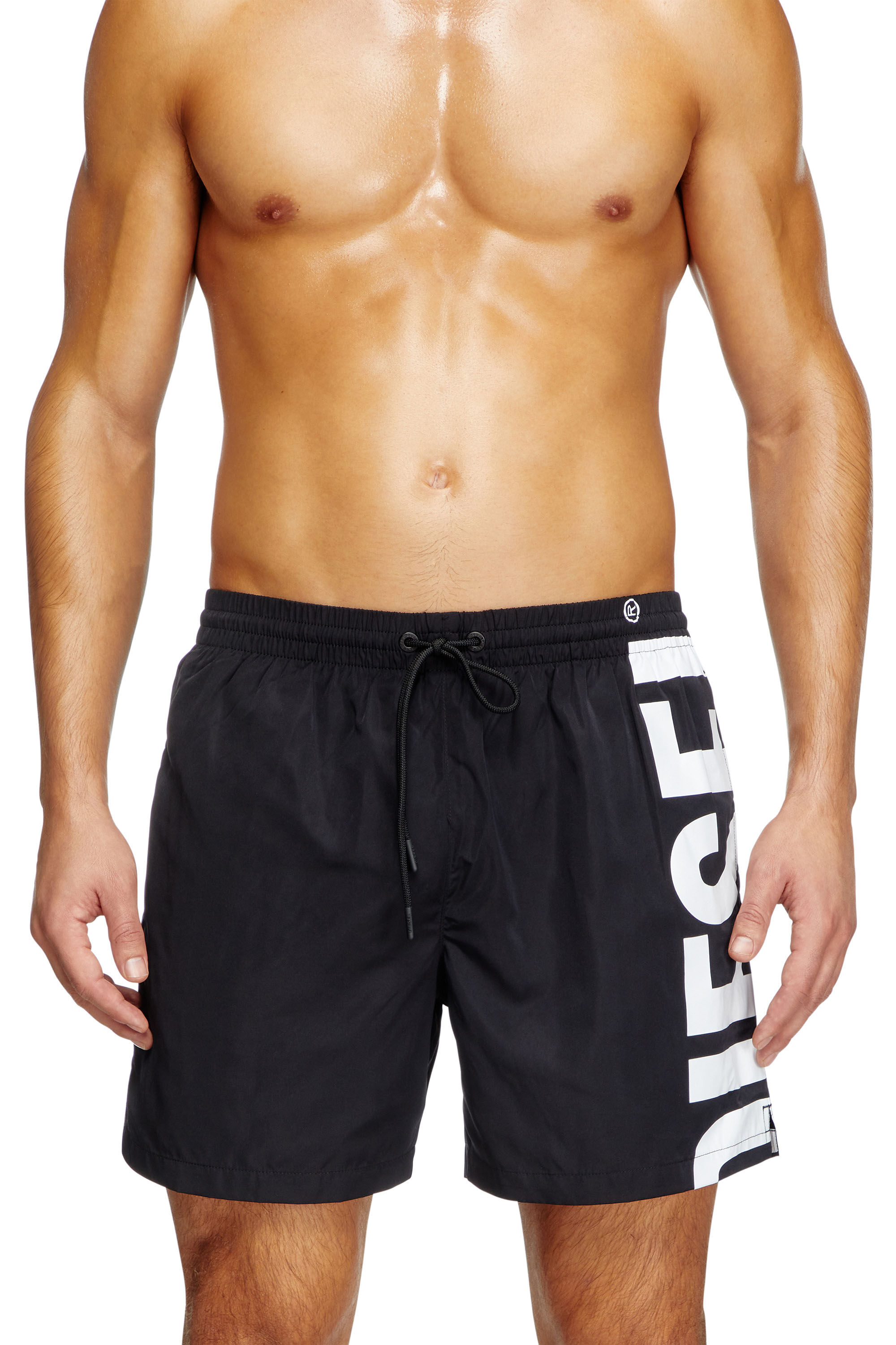 Diesel - RIO-41-D-CORE, Short de bain mi-long avec maxi logo Homme in Polychrome - 1