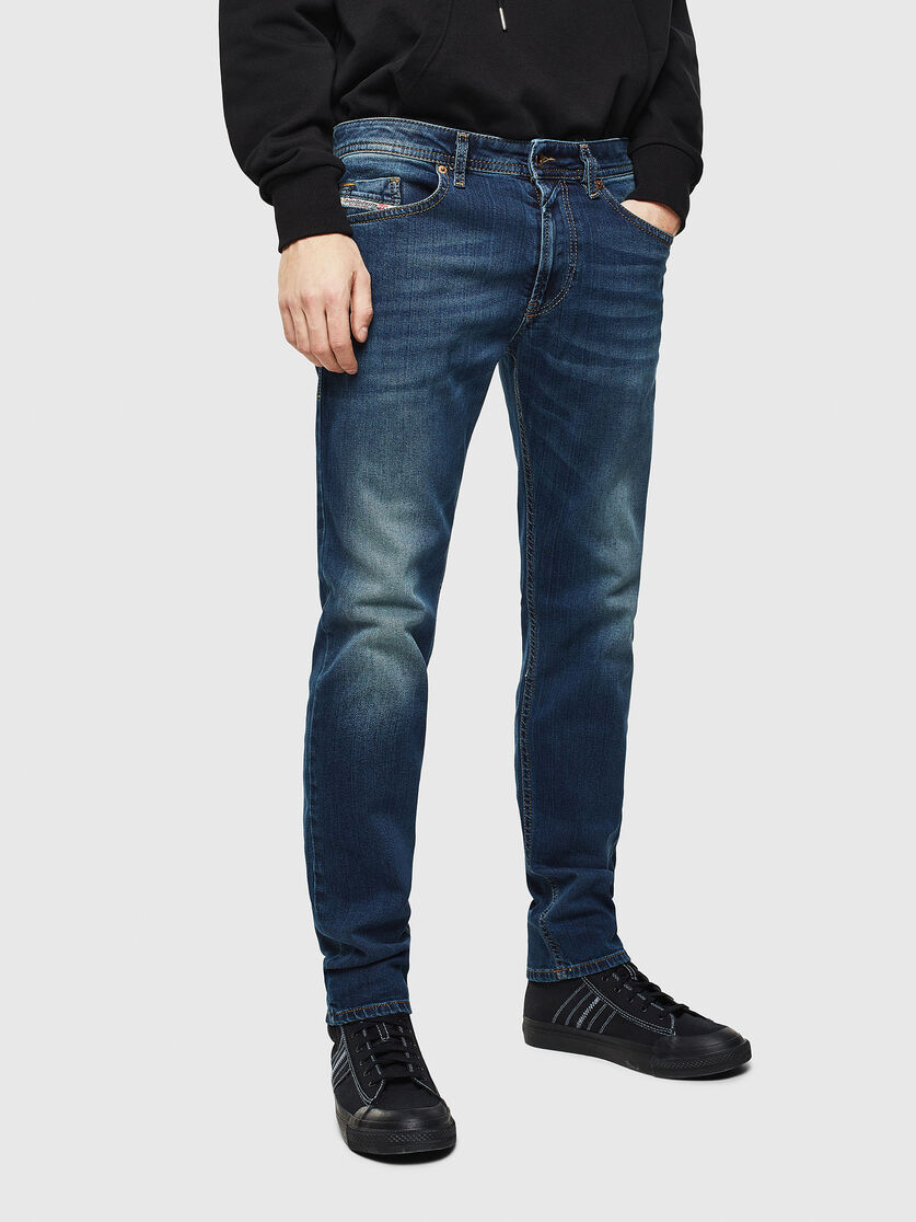 Thommer 084bu Herren Slim Jeans Dunkelblau Diesel