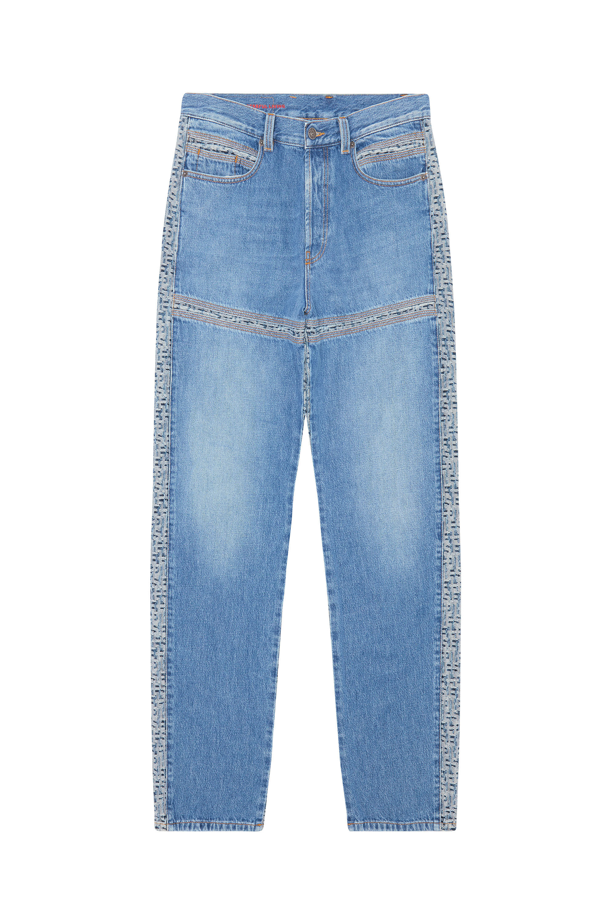 Diesel - D-Mand 09E41 Straight Jeans, Blu medio - Image 2