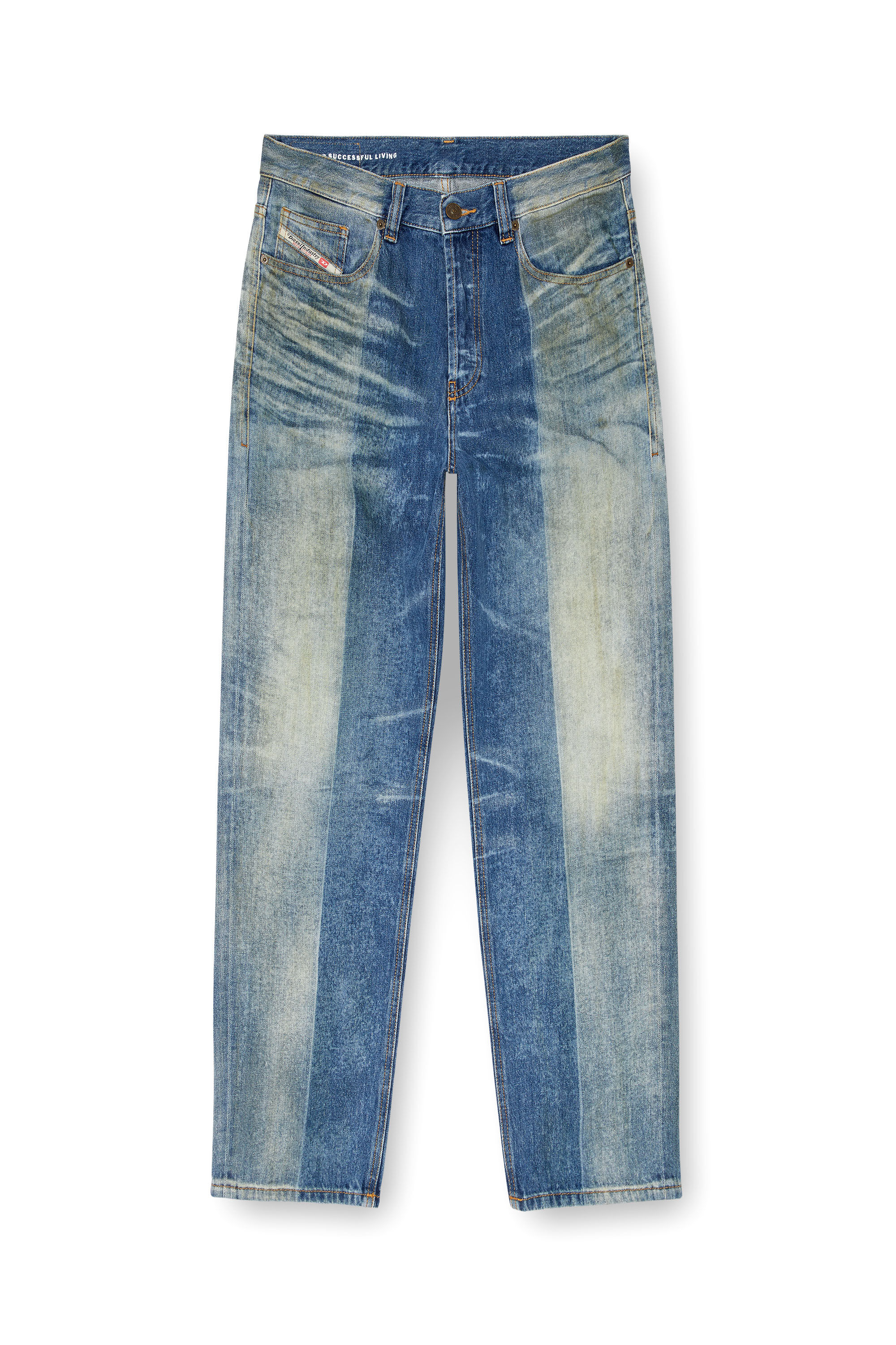 Diesel - Homme Straight Jeans 2010 D-Macs 09L04, Bleu moyen - Image 2