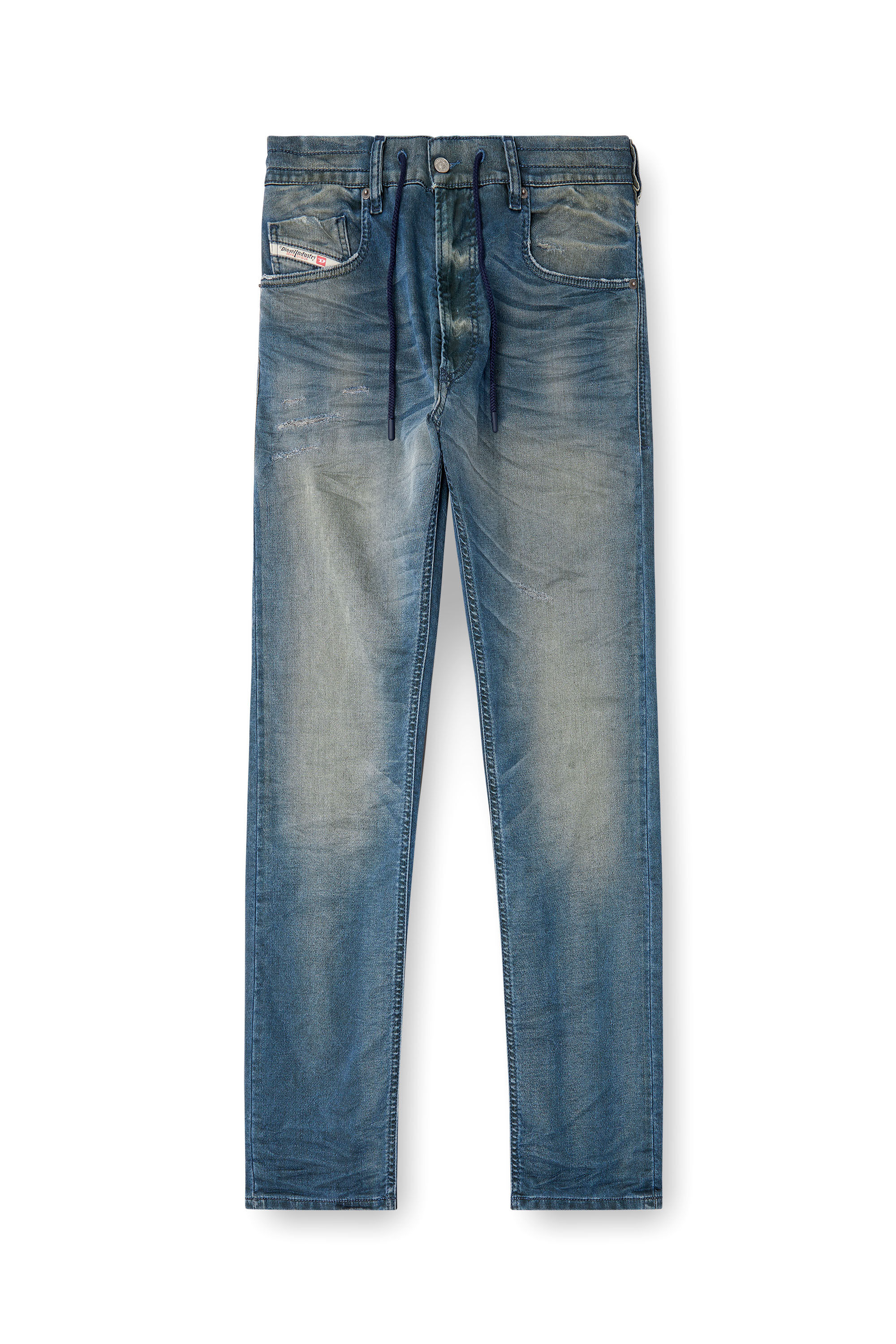 Diesel - Regular 2032 D-Krooley Joggjeans® 068SC Homme, Bleu Foncé - Image 2