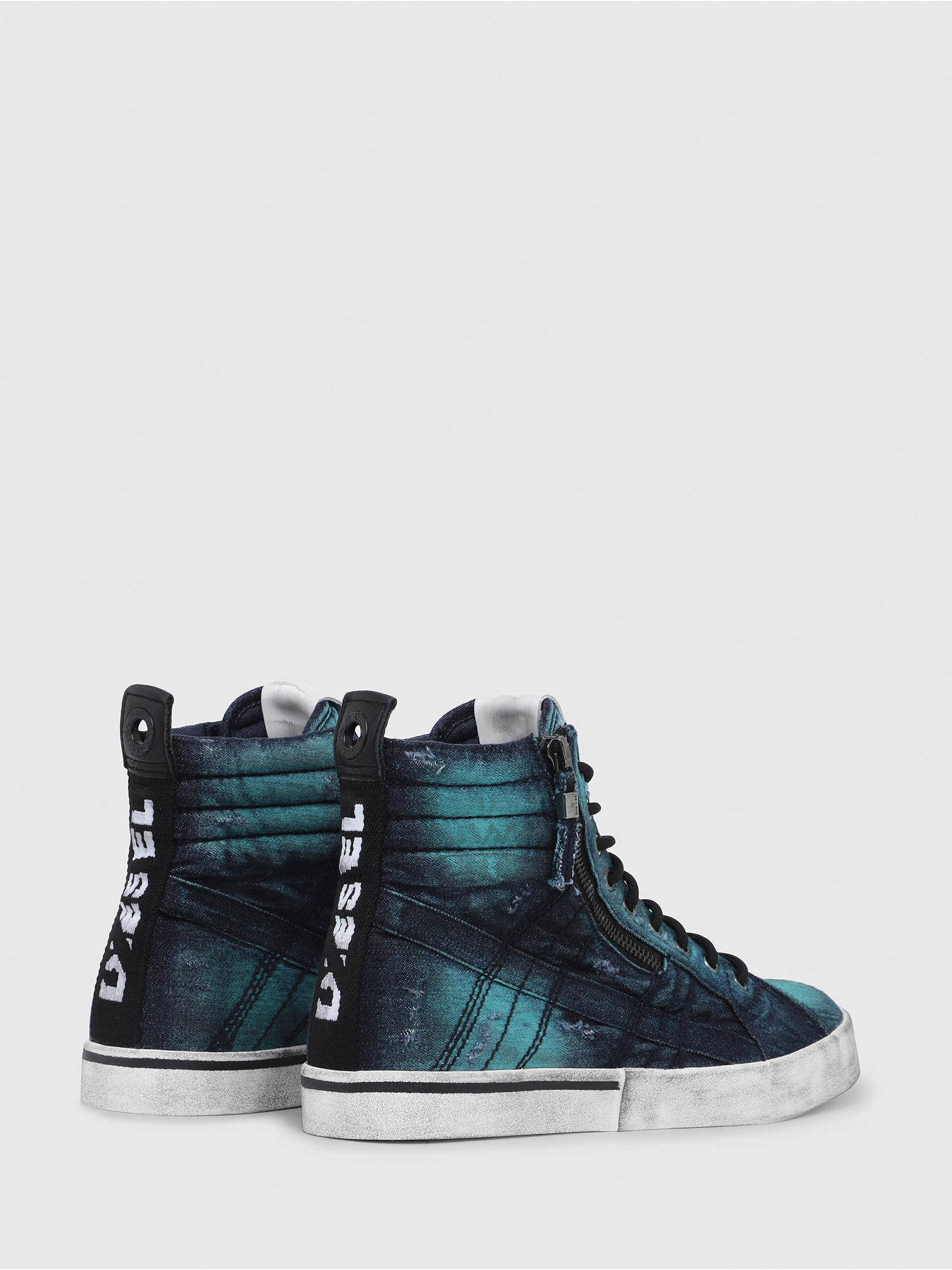 Diesel D VELOWS MID LACE Schwarz Schuhe Sneaker High Herren 179 Diesel D VELOWS MID LACE Schwarz Schuhe Sneaker High Herren 179