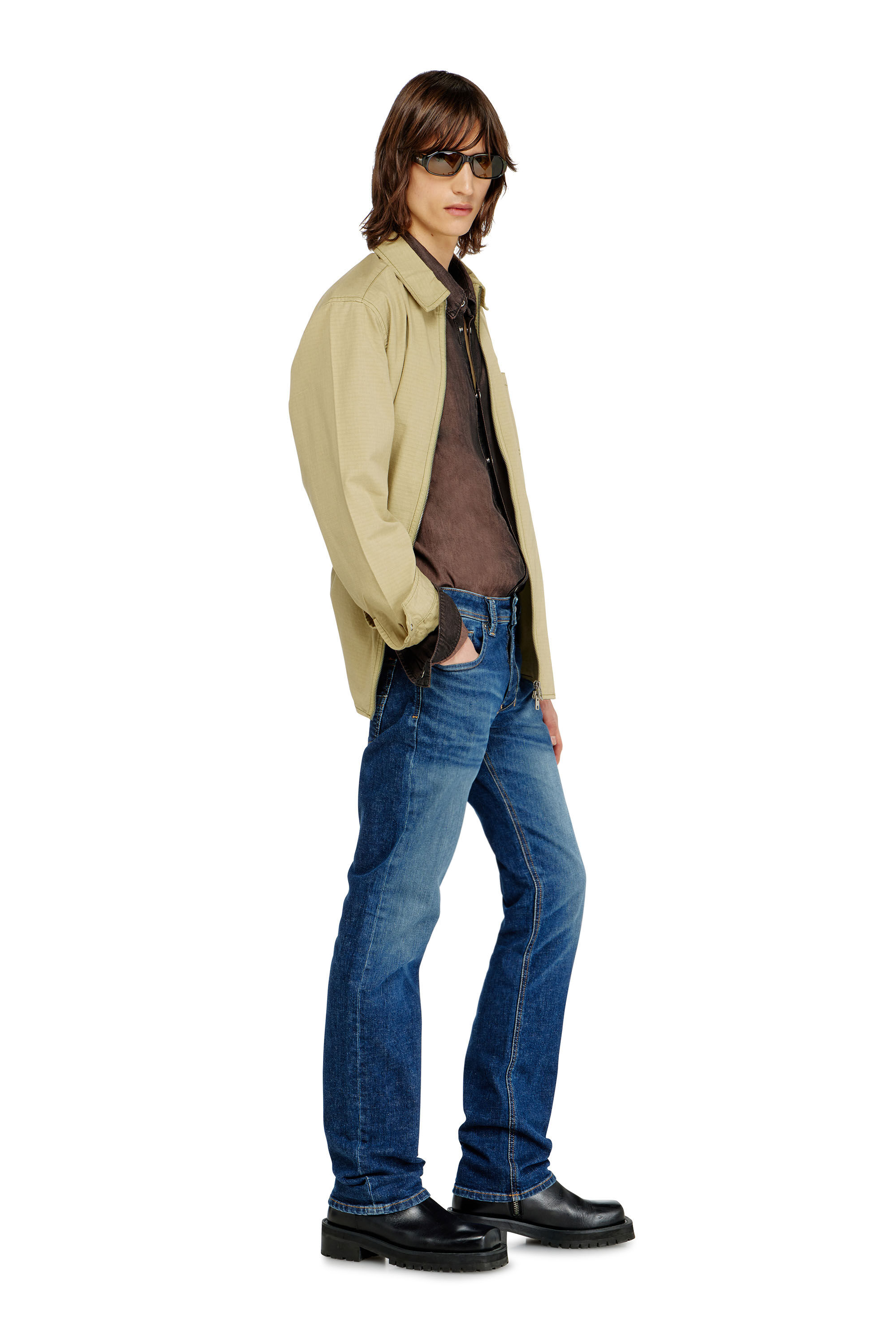 Diesel - Regular Jeans 1985 Larkee 09J47 Uomo, Blu Scuro - Image 1