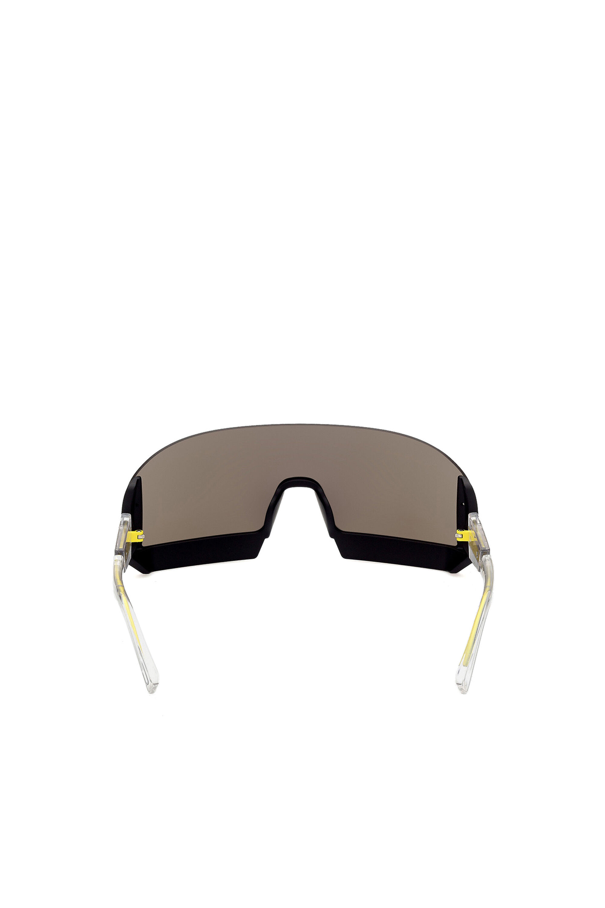Diesel - DL0336, Lunettes en forme de masque avec forme moulée par injection Homme in Blanc - 3