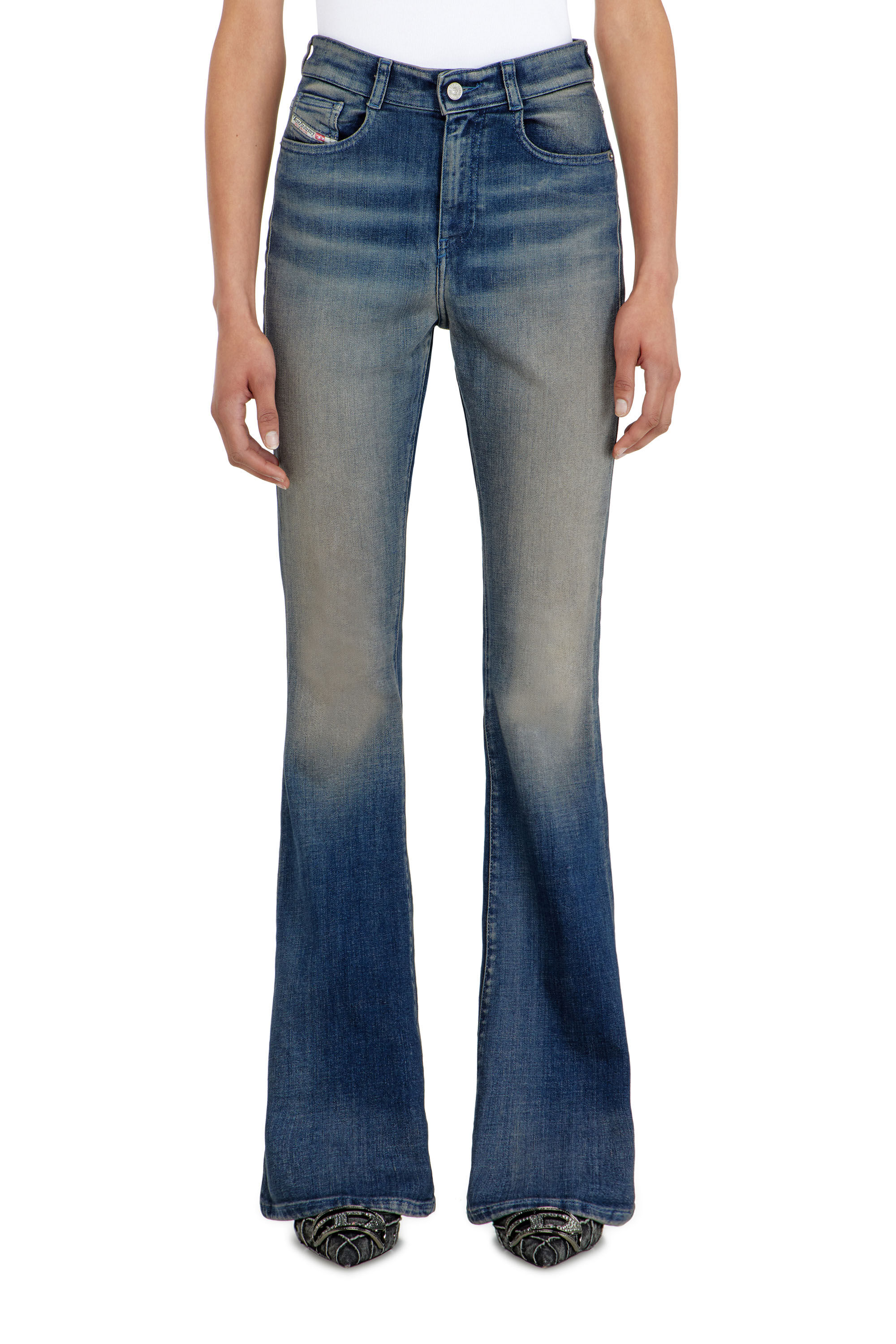 Diesel - Damen Bootcut Jeans 1973 D-Partt 09P67, Dunkelblau - 4