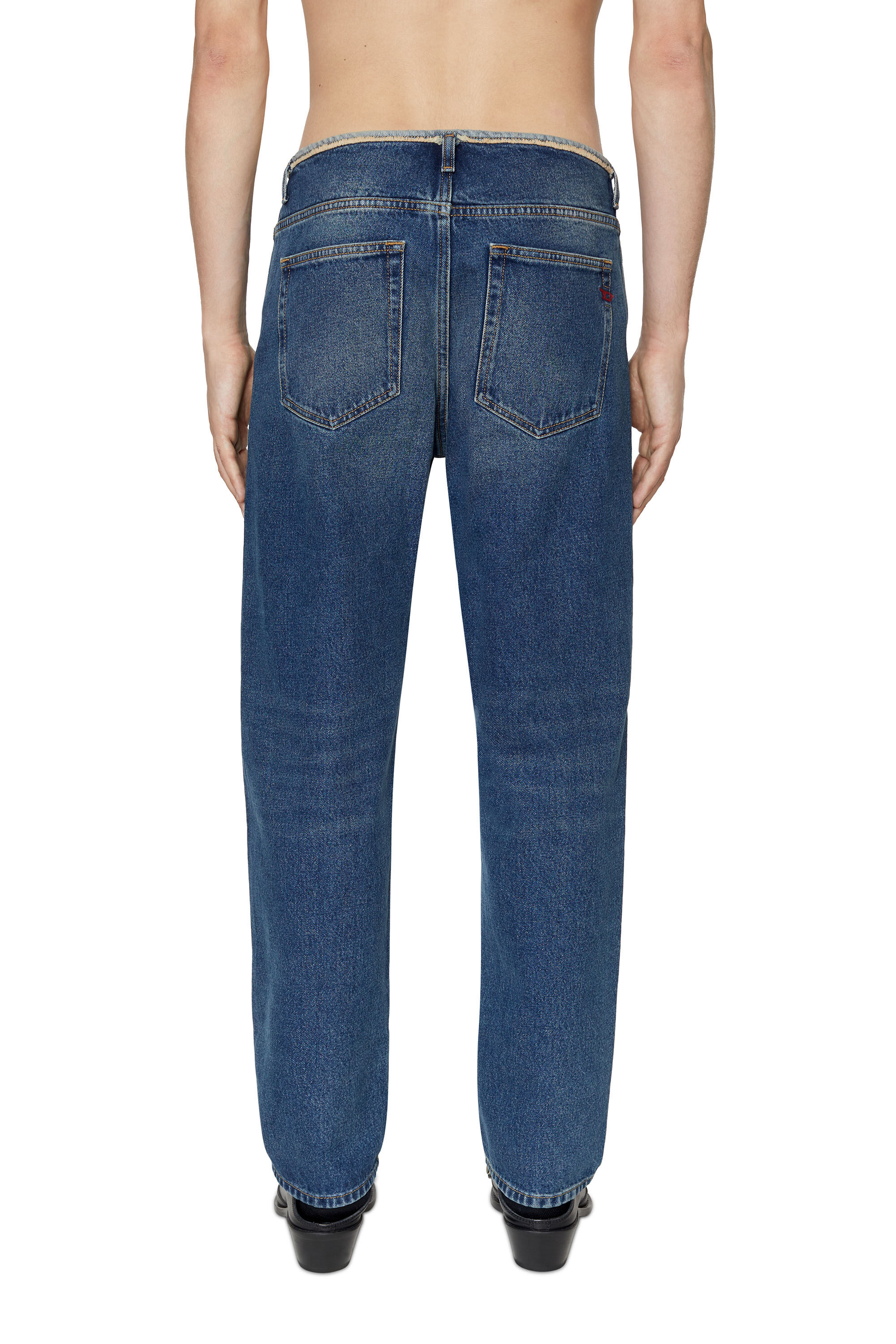 Diesel - D-Pend 007F2 Straight Jeans, Bleu moyen - Image 4