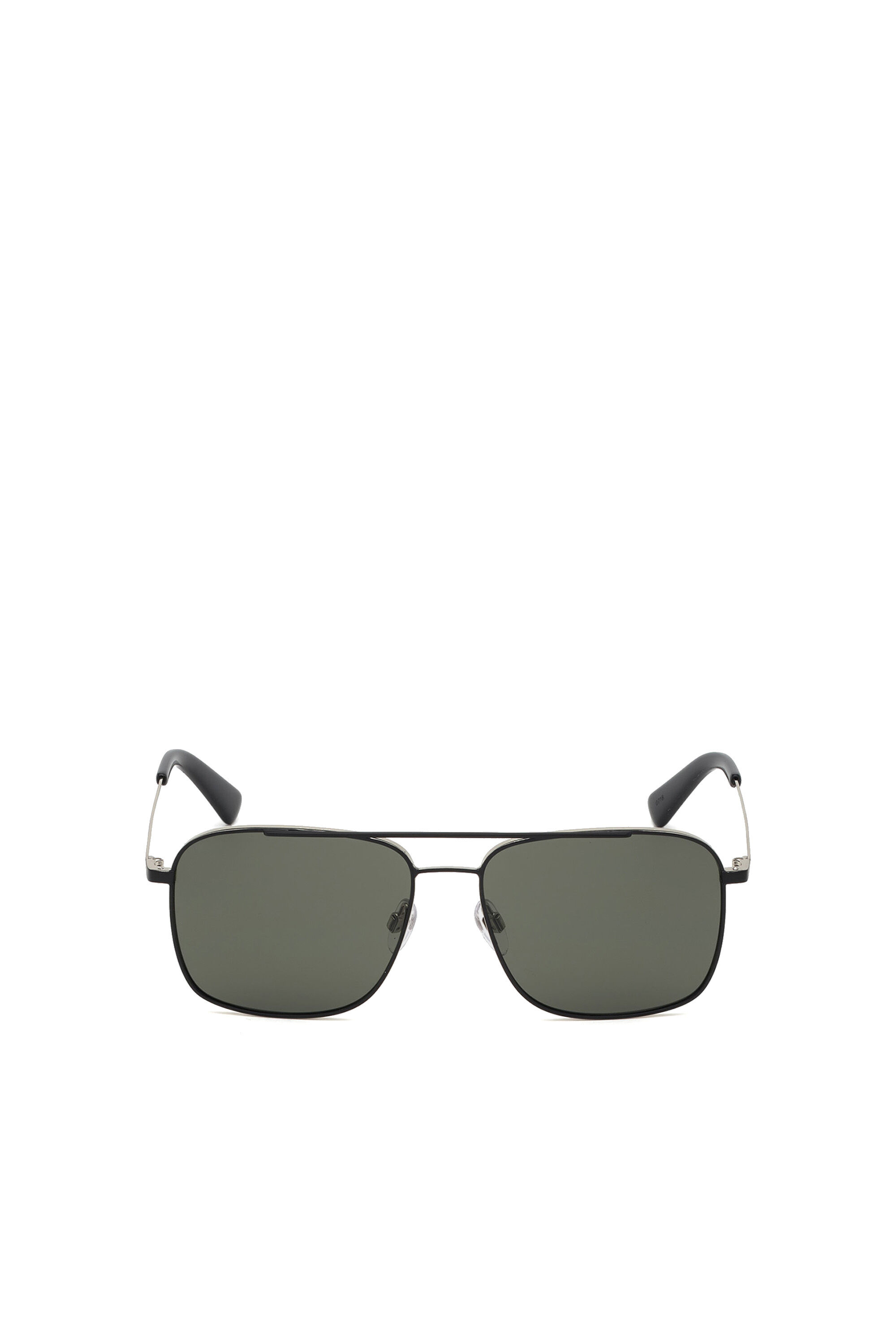 Diesel - DL0295, Herren Pilotensonnenbrille aus Metall in Schwarz - 1