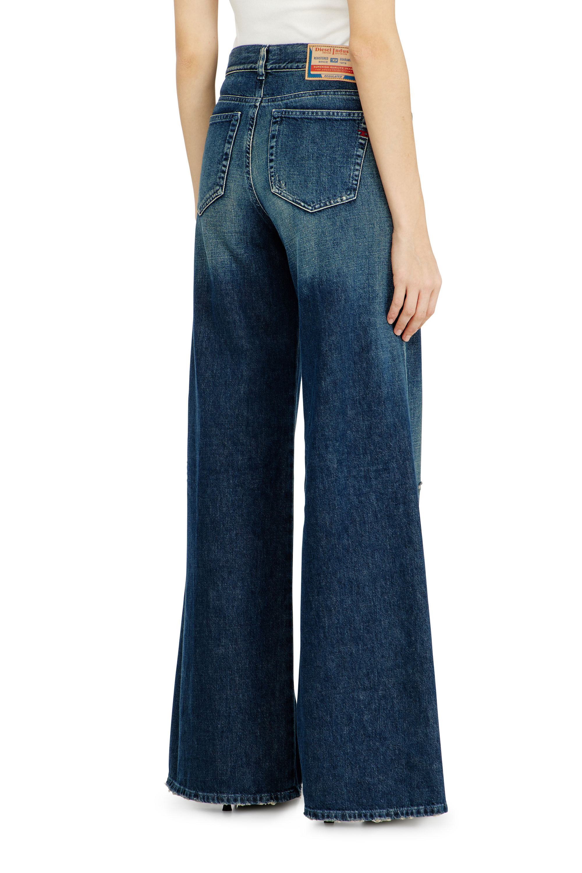 Diesel - Flare Jeans 1978 D-Akemi 09N70 Donna, Blu Scuro - Image 5
