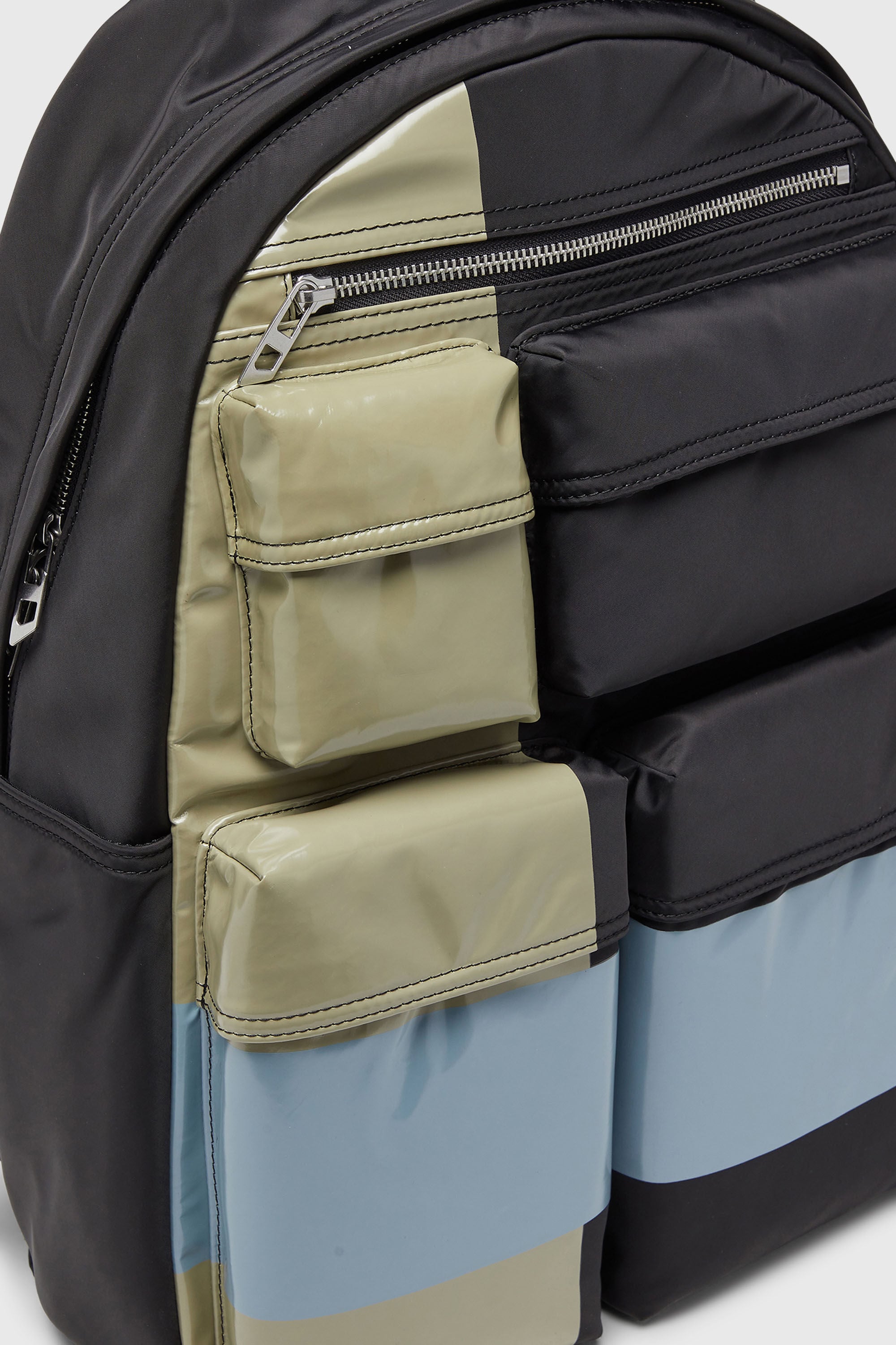 Diesel - MULTI-PKTS BACKPACK X, Multi-Pkts - Sac &agrave; blocs de couleur avec multiples poches Mixte in Polychrome - 5