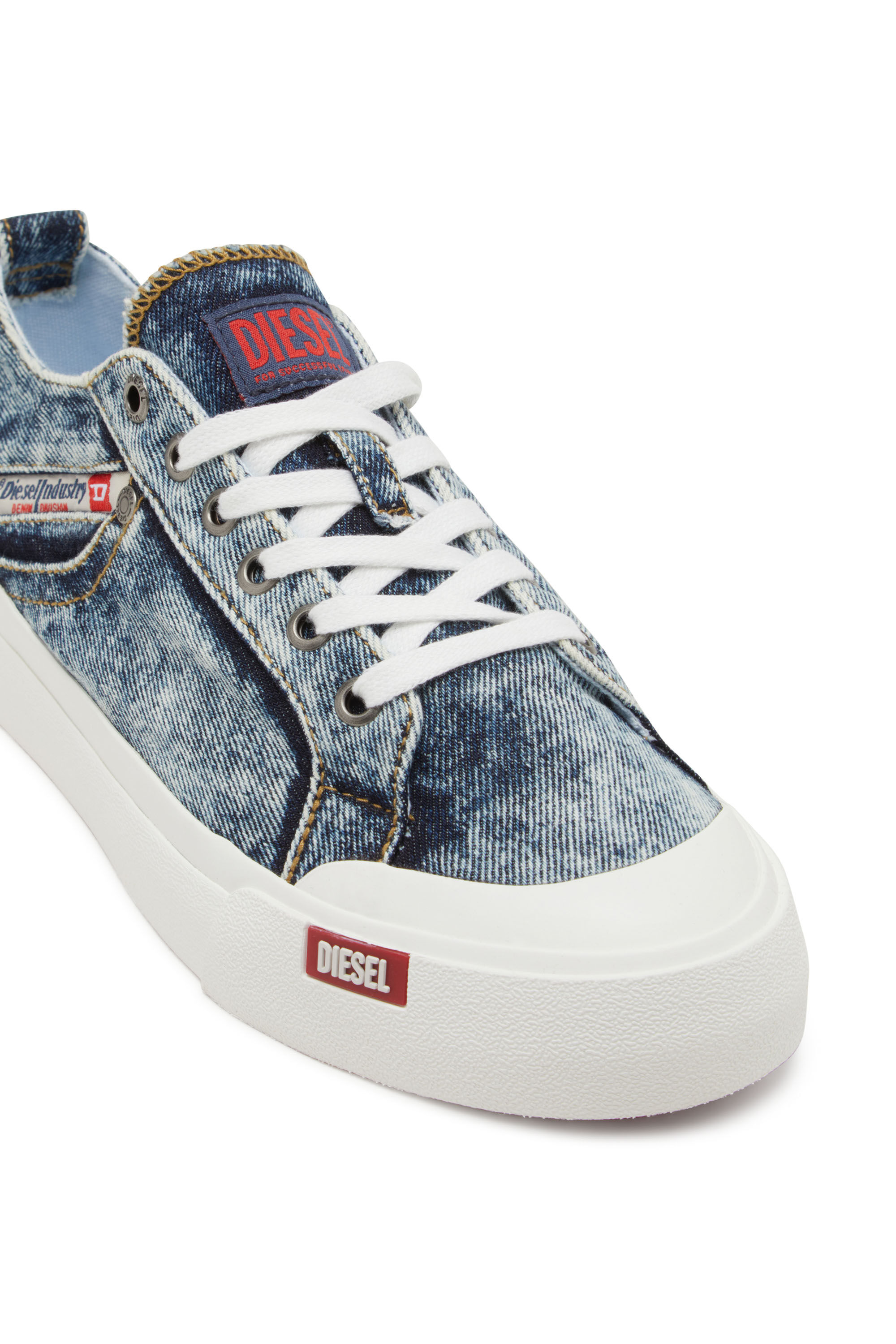 Diesel - S-ATHOS NMD LOW W, Damen S-Athos-Sneakers aus Denim mit Taschendetail in Blau - 5