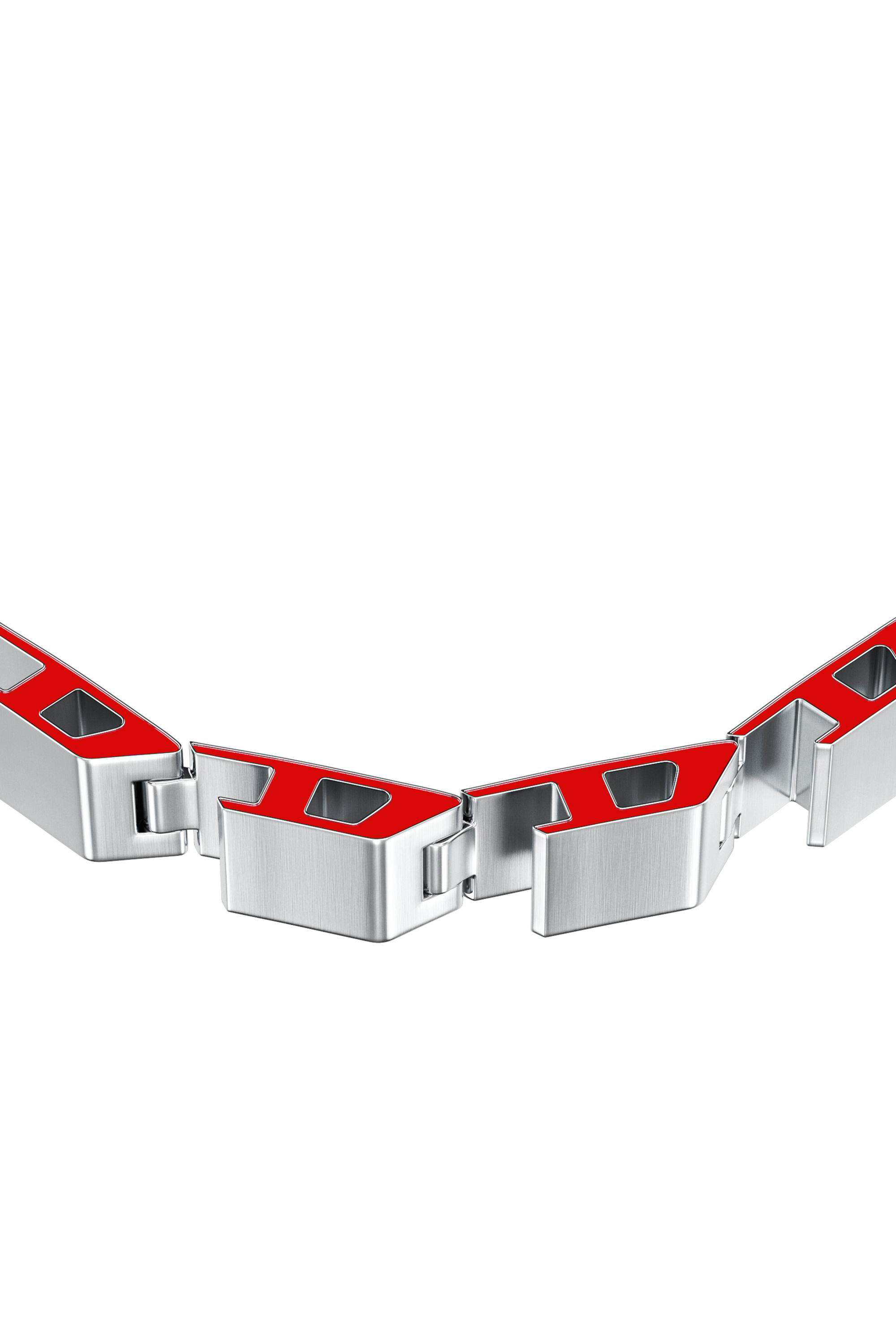Diesel - DX1690040 JEWELLERY, Bracelet en acier inoxydable Mixte in Gris argent&eacute; - 3
