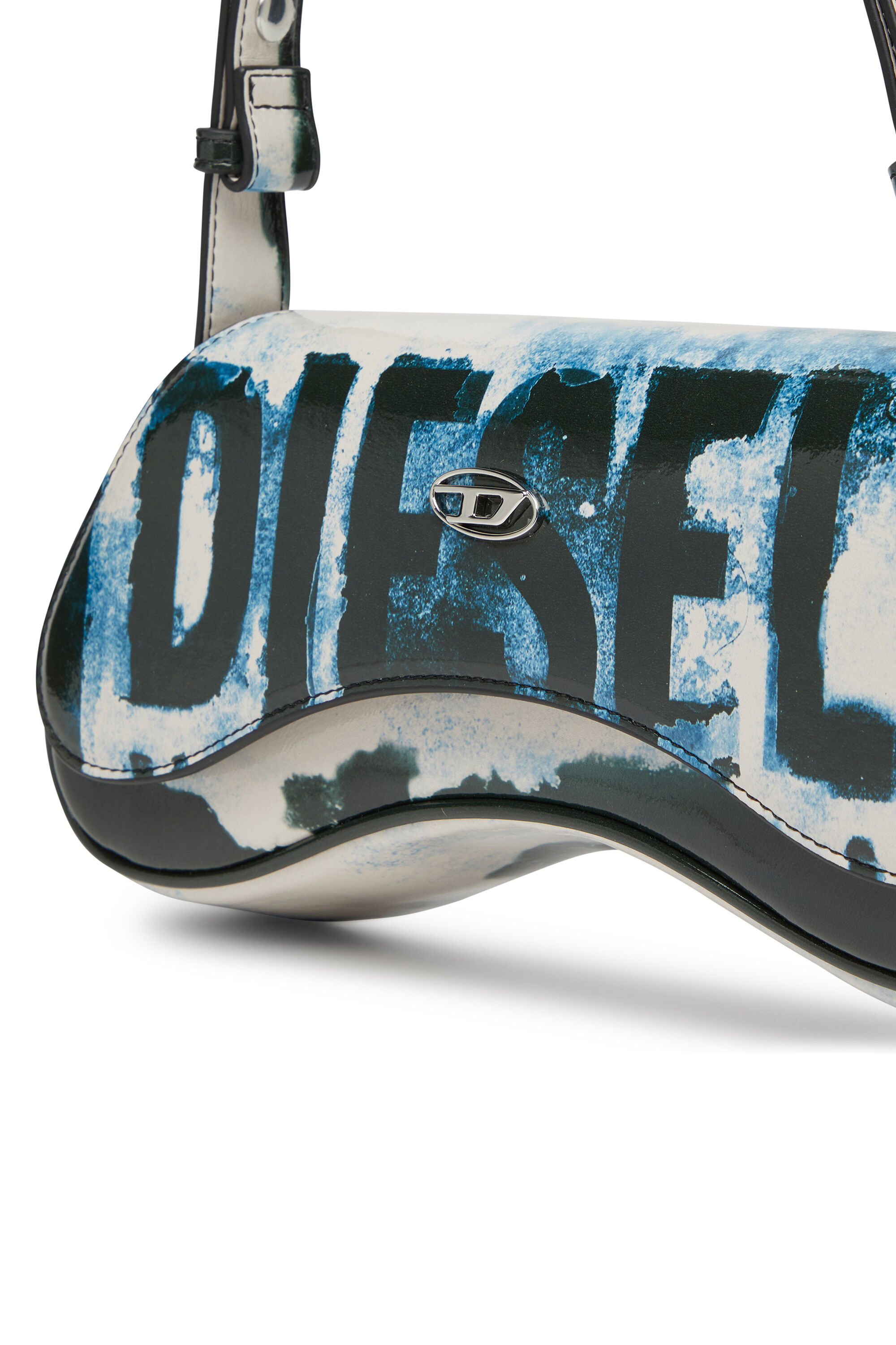 Diesel - PLAY CROSSBODY, Play-Sac à bandoulière en PU glossy imprimé Femme in Polychrome - 2