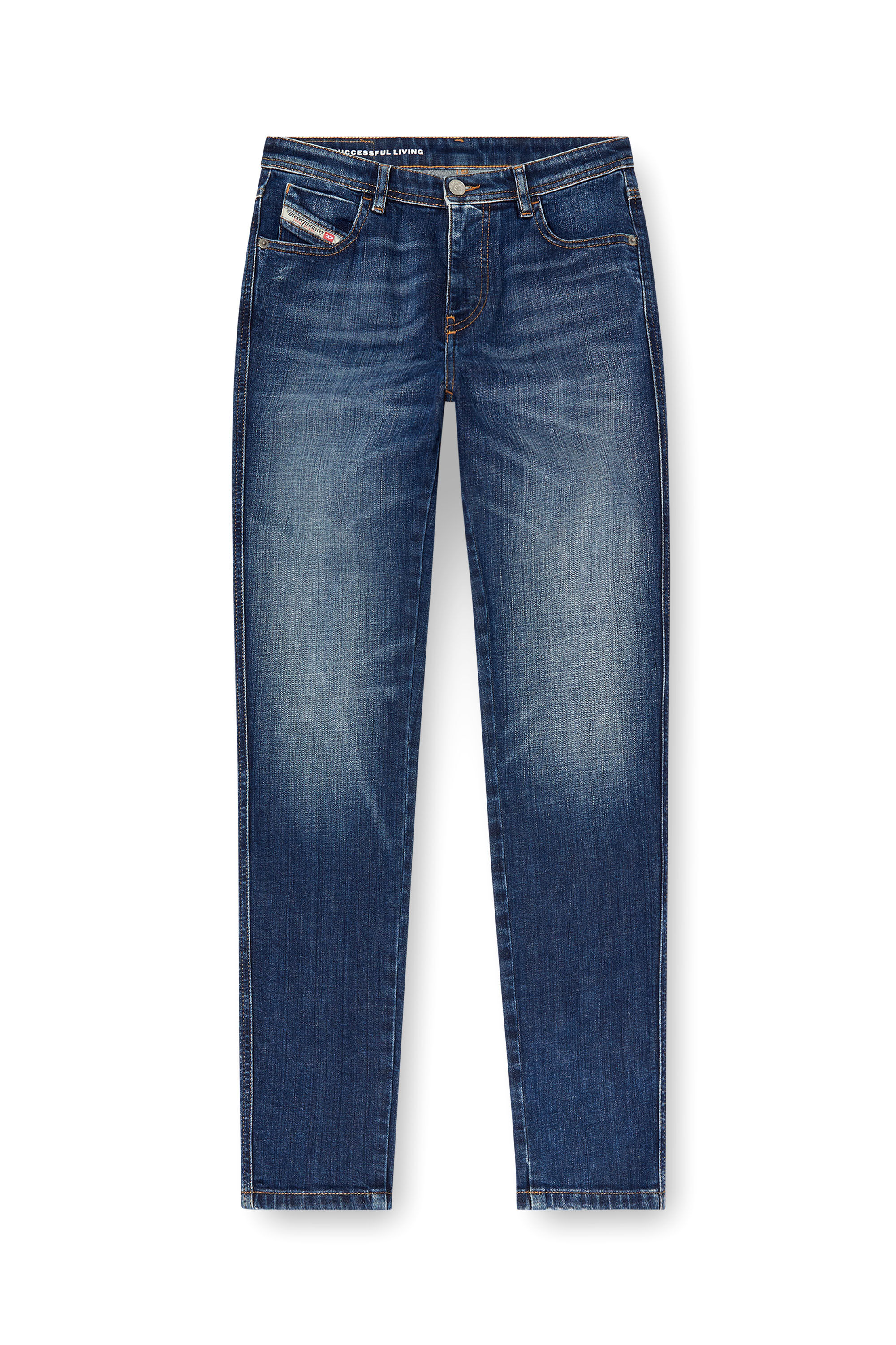 Diesel - Skinny Jeans 2015 Babhila 09L03 Donna, Blu medio - Image 2