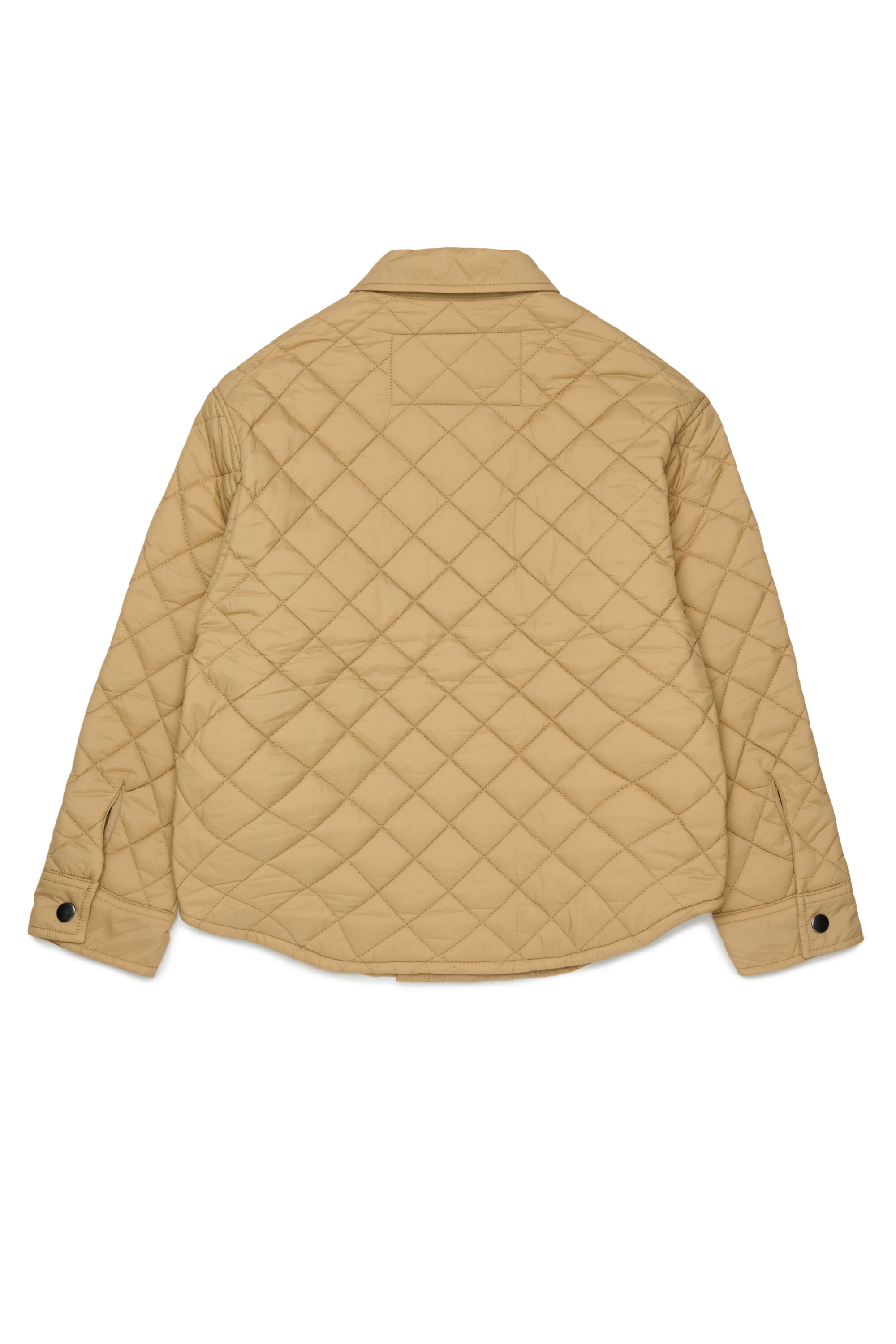 Diesel - JMONTY, Giacca camicia in nylon trapuntato Unisex in Marrone - 2