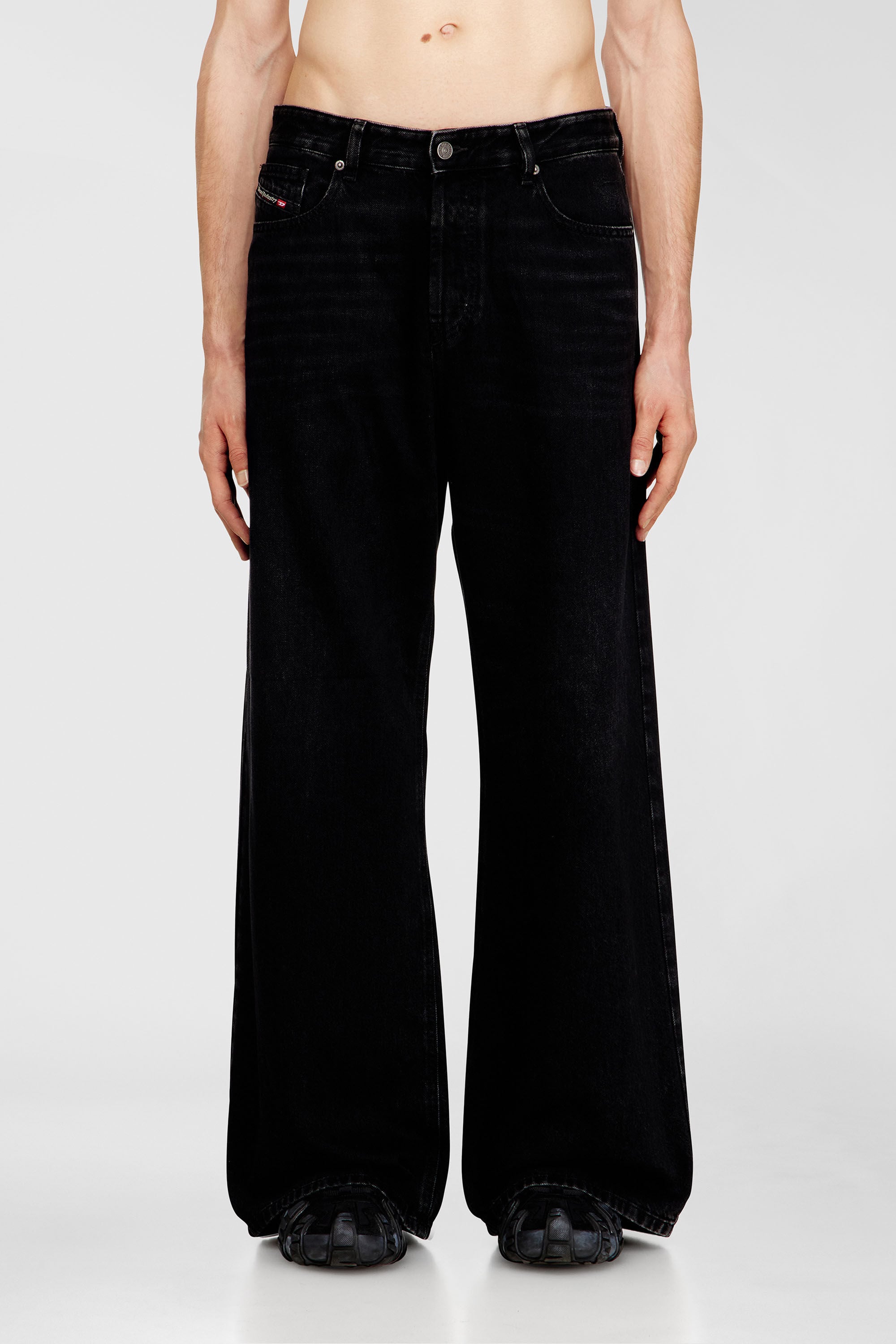 Diesel - Relaxed Jeans 1996 D-Sire 09P09 Unisex, Nero/Grigio scuro - Image 6