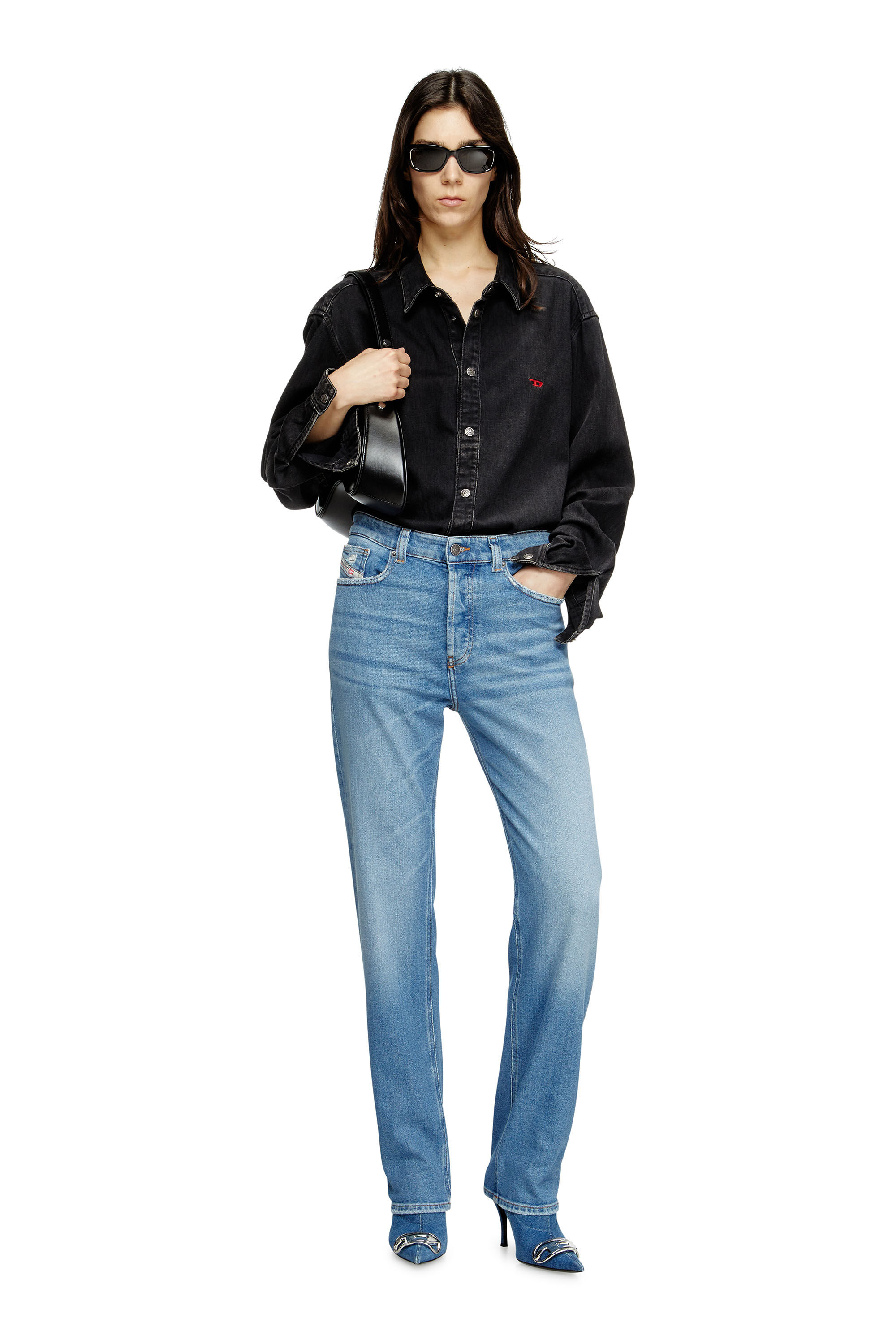 Diesel - Damen Regular Jeans 1988 D-Ark 09M22, Hellblau - 1