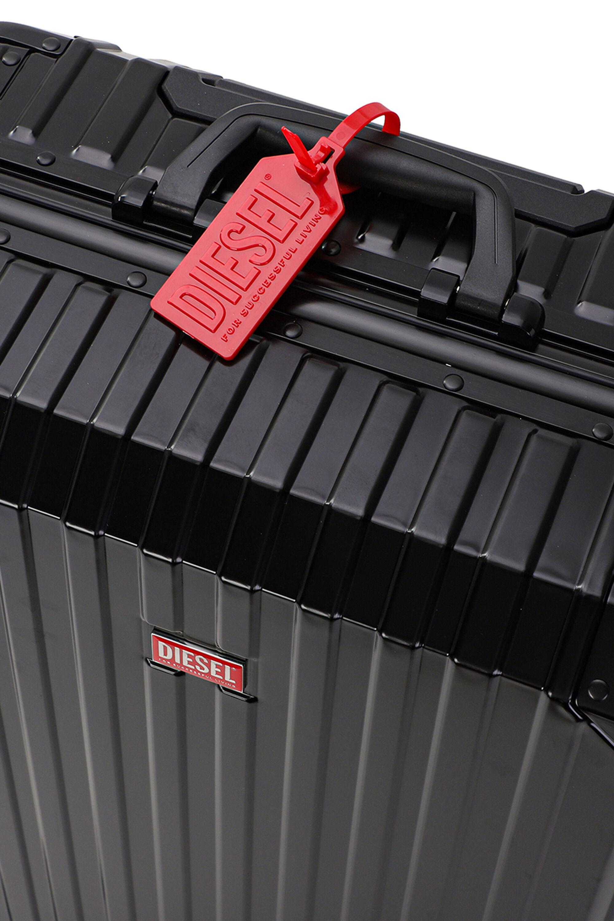 Diesel - DIESEL ALUMINUM TROLLEY- DSL002, Valise en aluminium taille M Mixte in Noir - 6