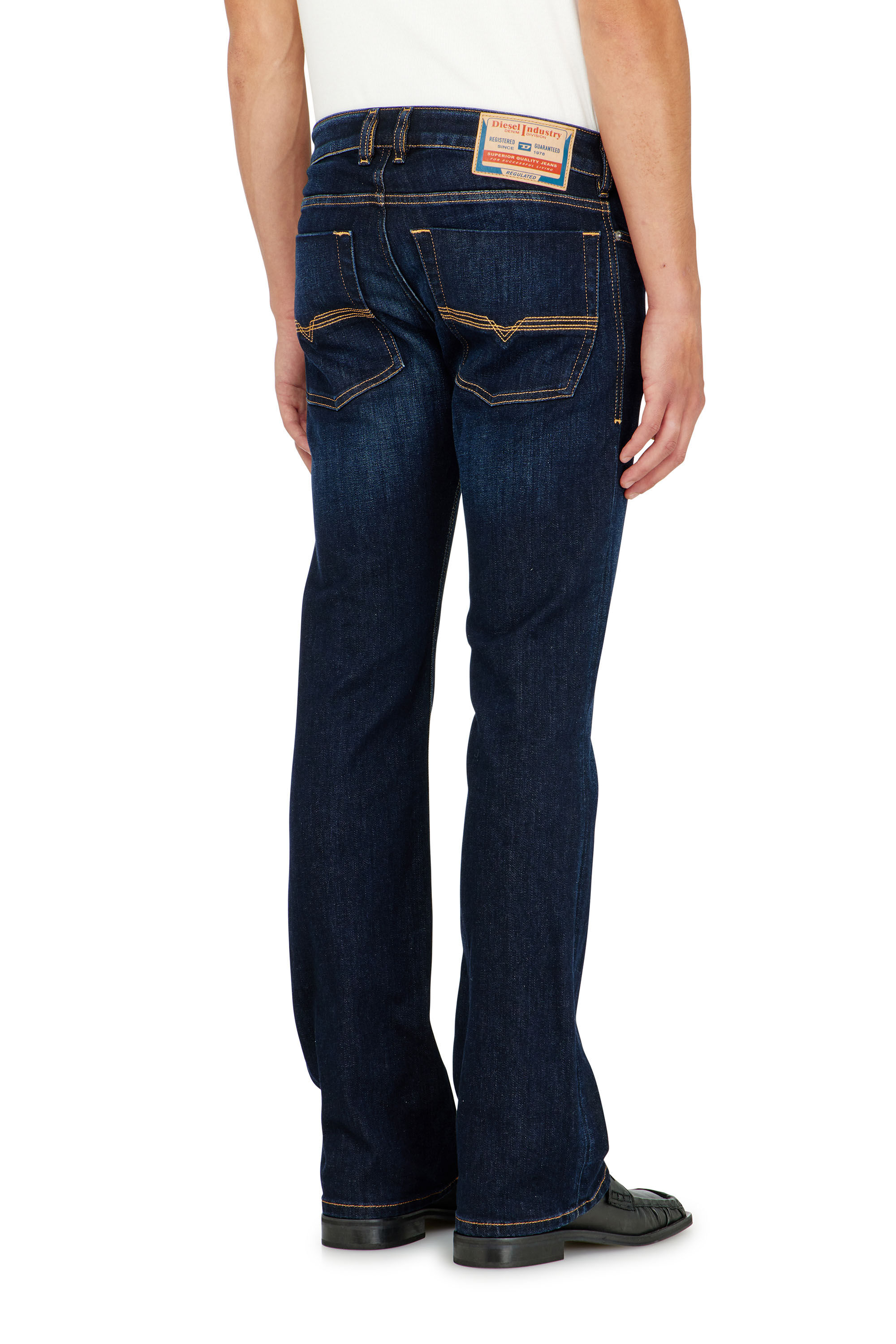 Diesel - Bootcut Jeans 2007 Zatiny 09Q15 Homme, Bleu Fonc&eacute; - Image 5