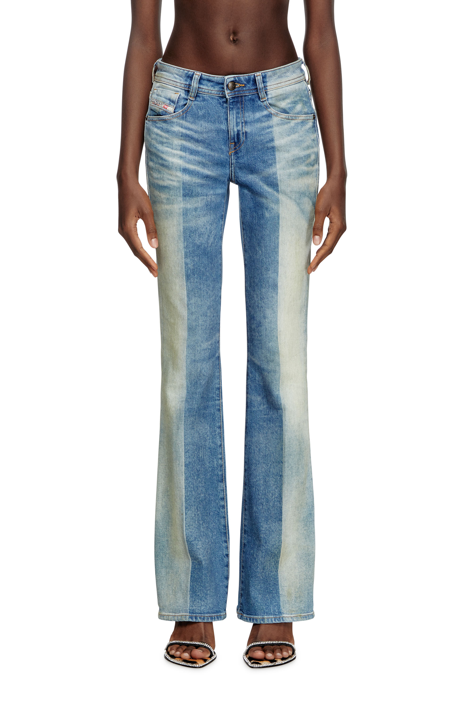 Diesel - Donna Bootcut and Flare Jeans 1969 D-Ebbey 007W8, Blu medio - Image 3