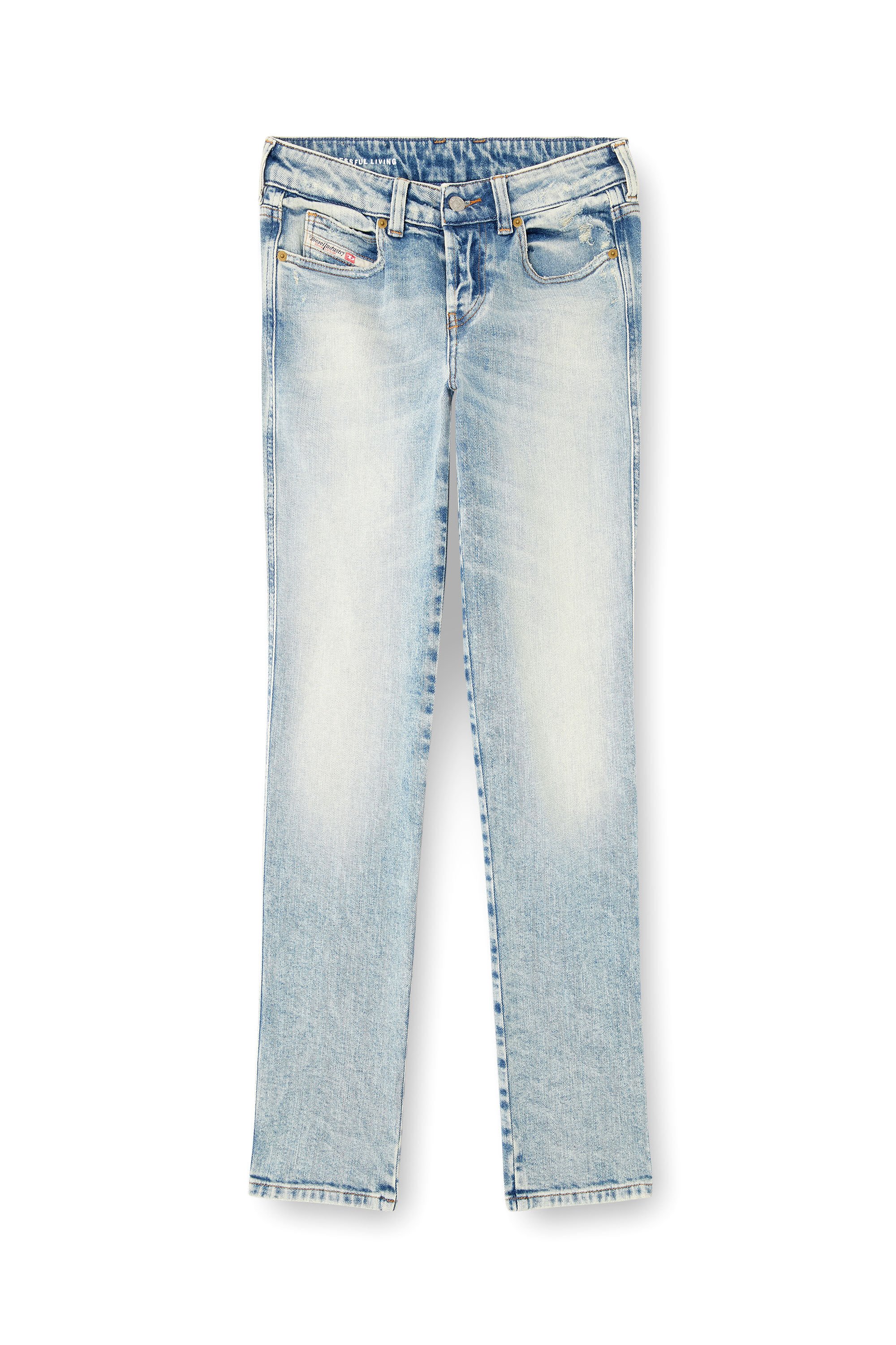 Diesel - Slim Jeans 1992 D-Jiann 09M21 Donna, Blu Chiaro - Image 2
