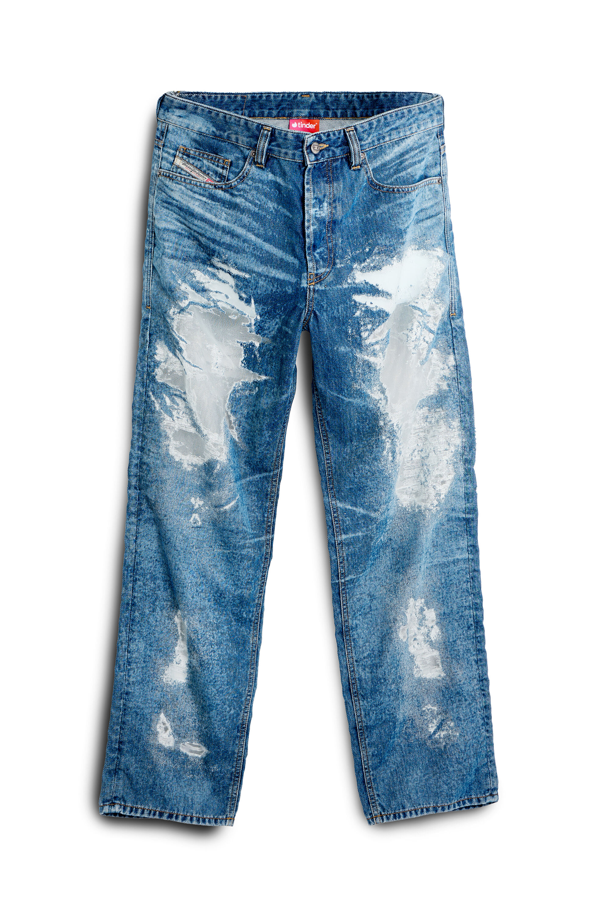 Diesel - Herren Regular Jeans 2024 D-Macs 068ZH, Mittelblau - 4