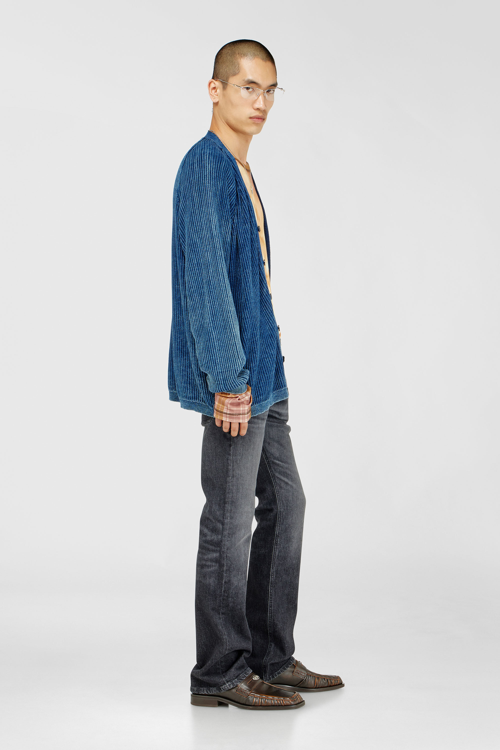 Diesel - Bootcut Jeans 2007 Zatiny 09N48 Homme, Noir/Gris fonc&eacute; - Image 2