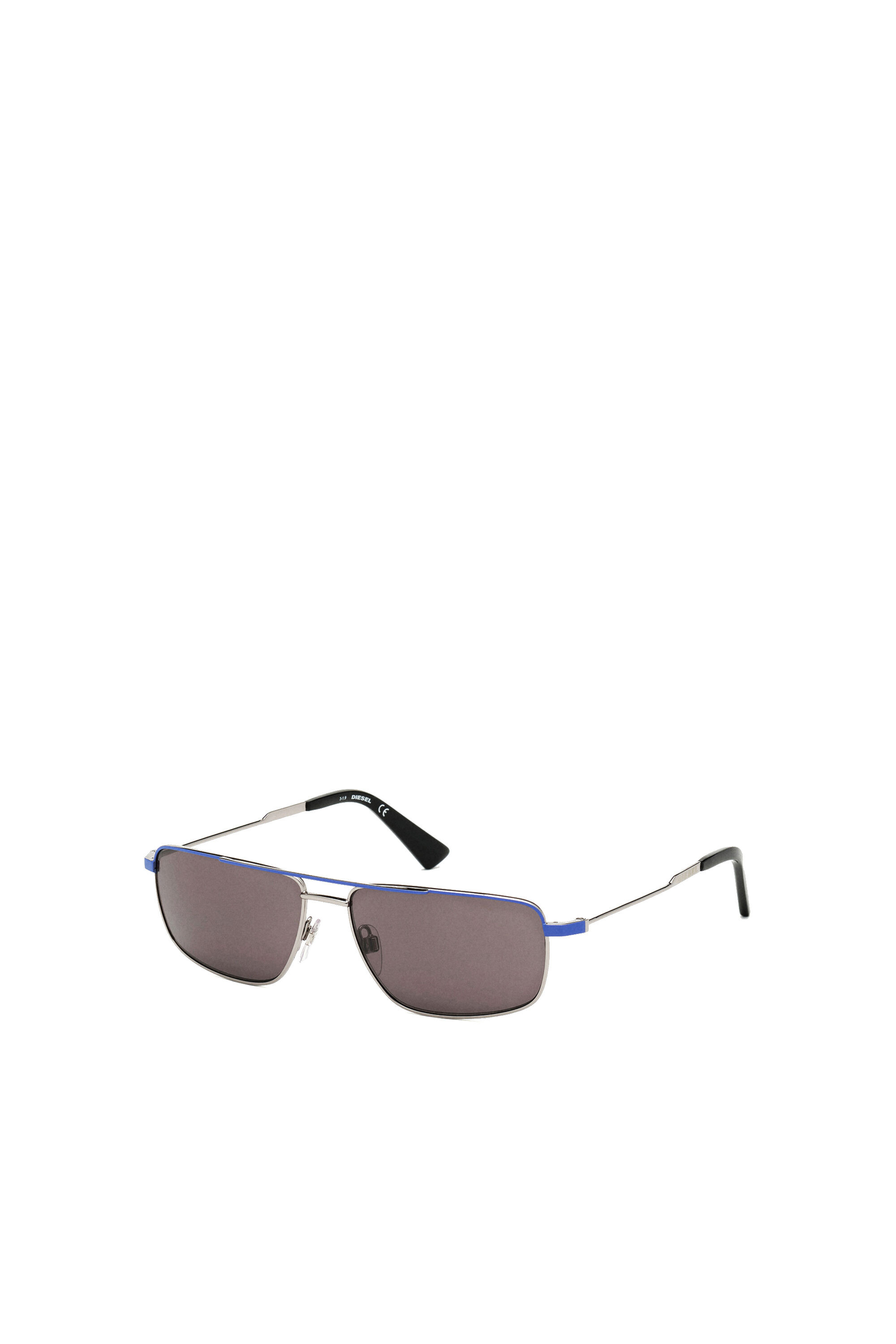 Diesel - DL0308, Herren Navigatorbrille mit polarisierten Linsen in Blau/Grau - 2