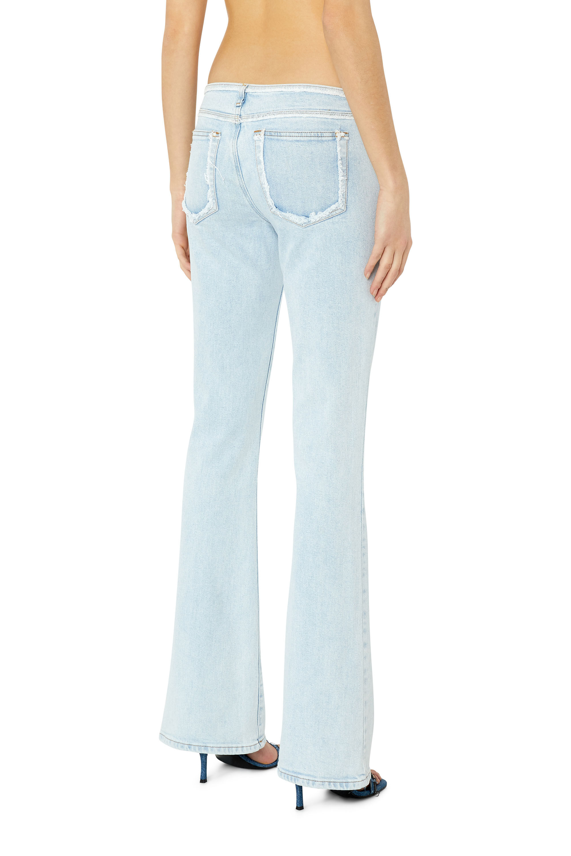 Diesel - Bootcut and Flare Jeans 1969 D-Ebbey 09F68, Bleu Clair - Image 4