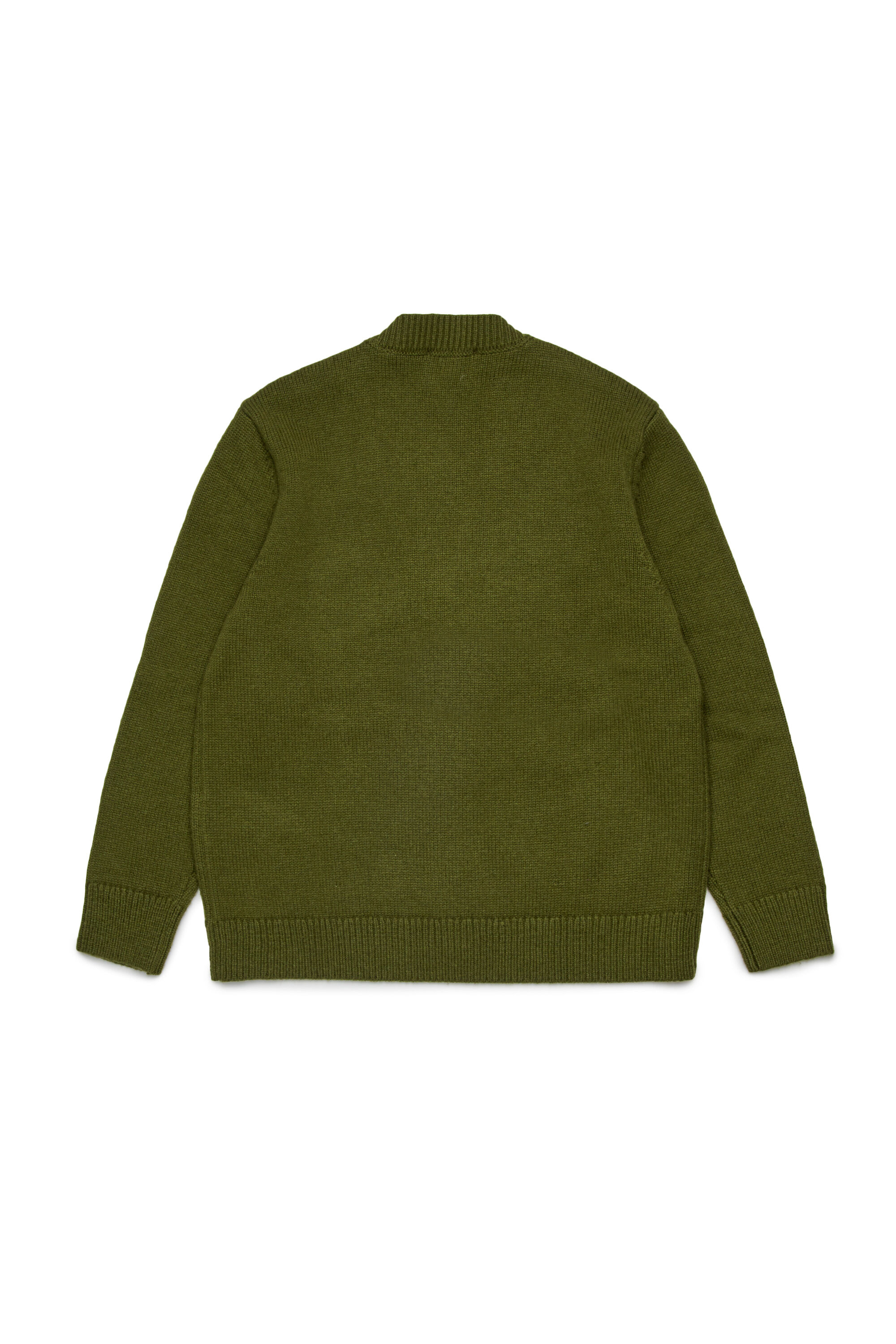 Diesel - KRAMCARDIGAN, Cardigan en laine Homme in Vert - 2
