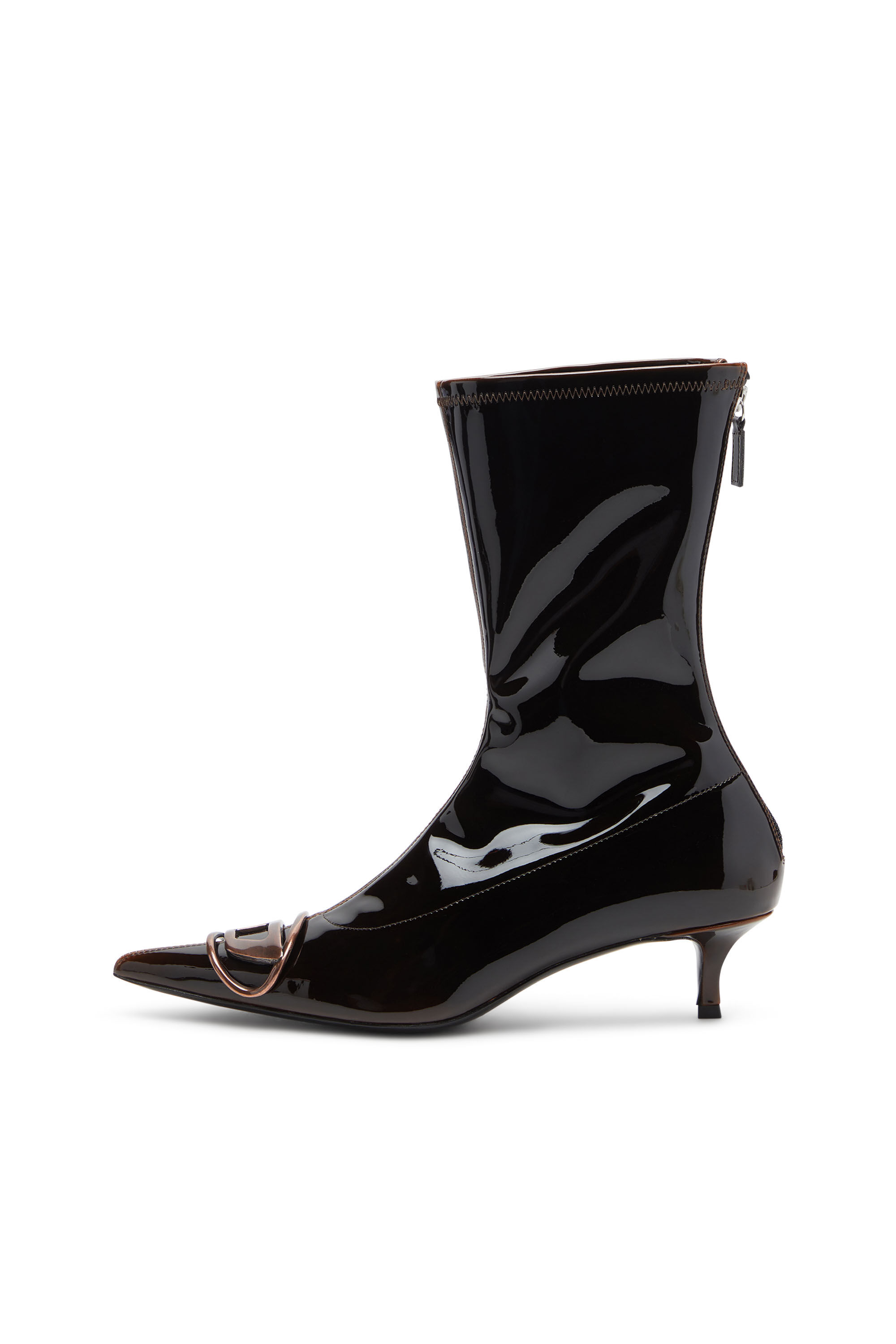 Diesel - D-VENUS KITTIE BT, D-Venus-Stivaletto in PU effetto liquido Donna in Multicolor - 6
