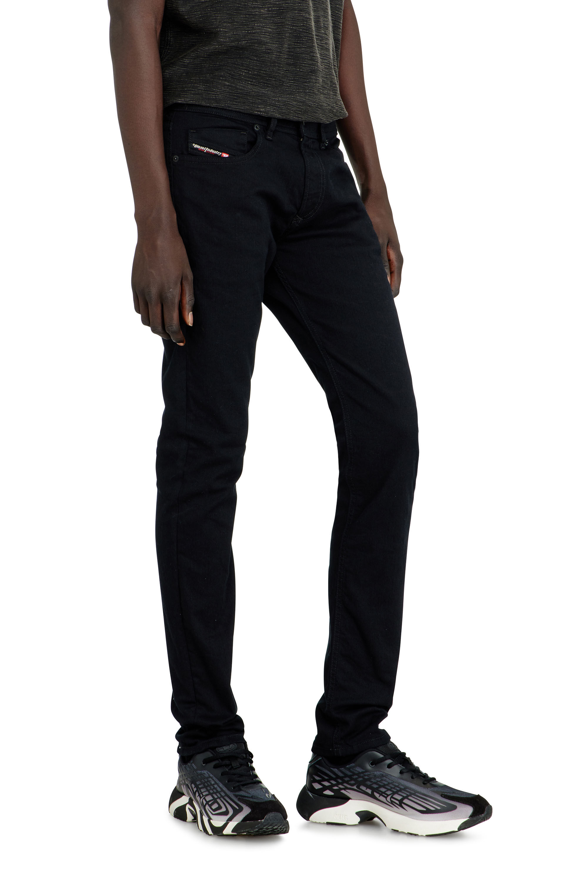 Diesel - Skinny Jeans 1979 Sleenker 09C51 Homme, Noir/Gris fonc&eacute; - Image 7