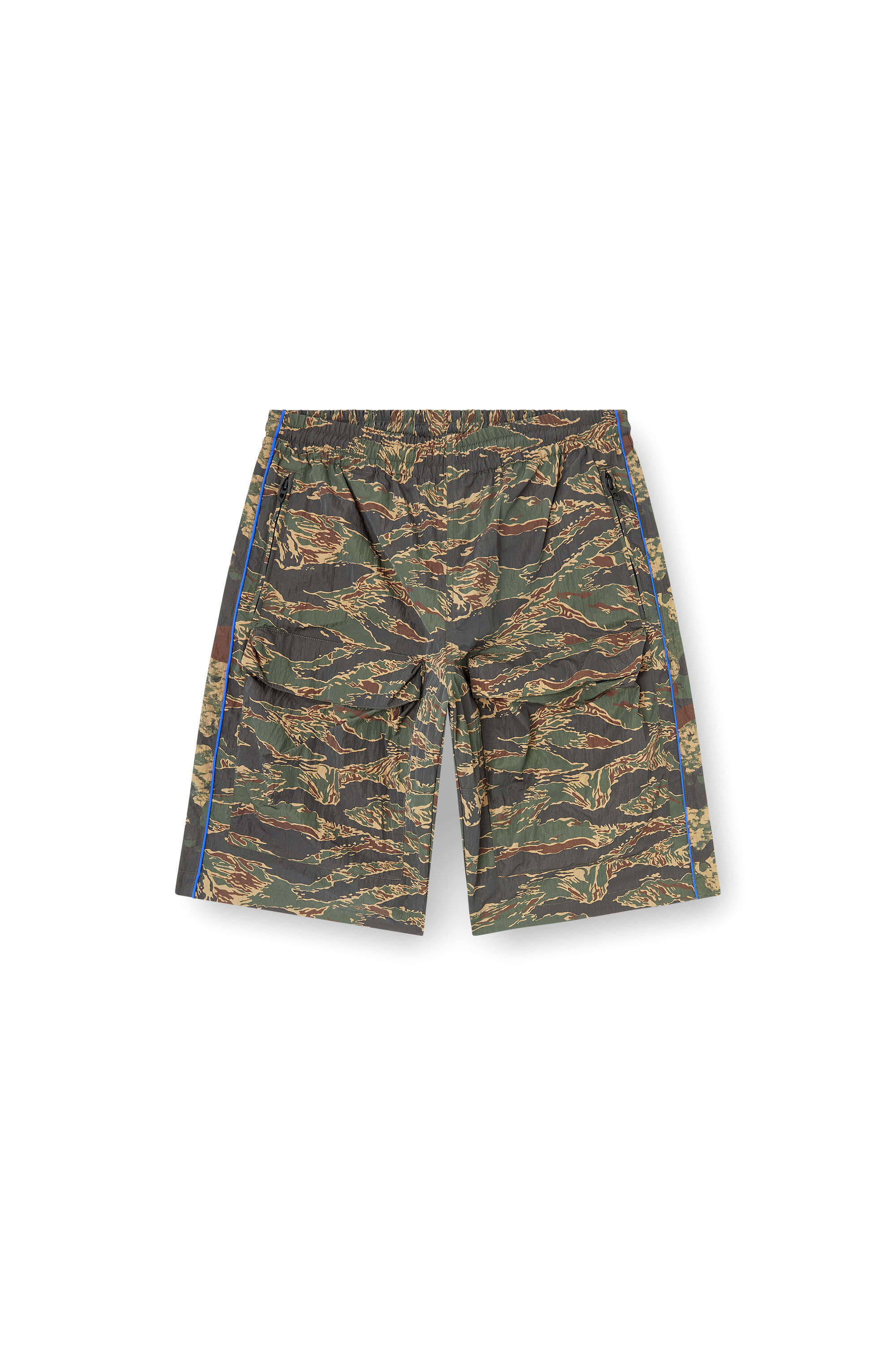 Diesel - P-RAMOS-SHORT-EPBW, Short cargo con stampe camouflage Uomo in Verde - 2