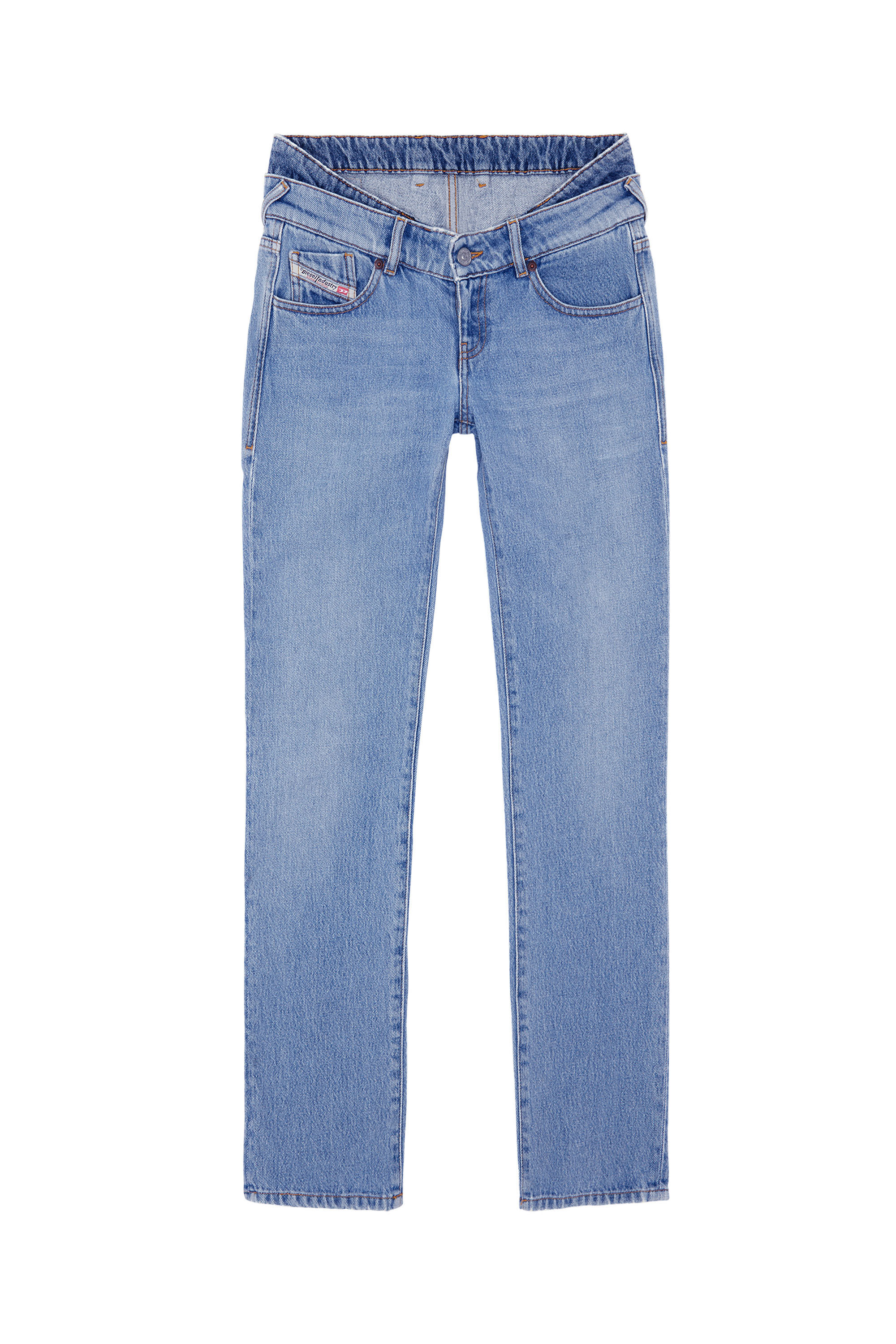 Diesel - D-Sel 09D27 Straight Jeans, Bleu moyen - Image 2