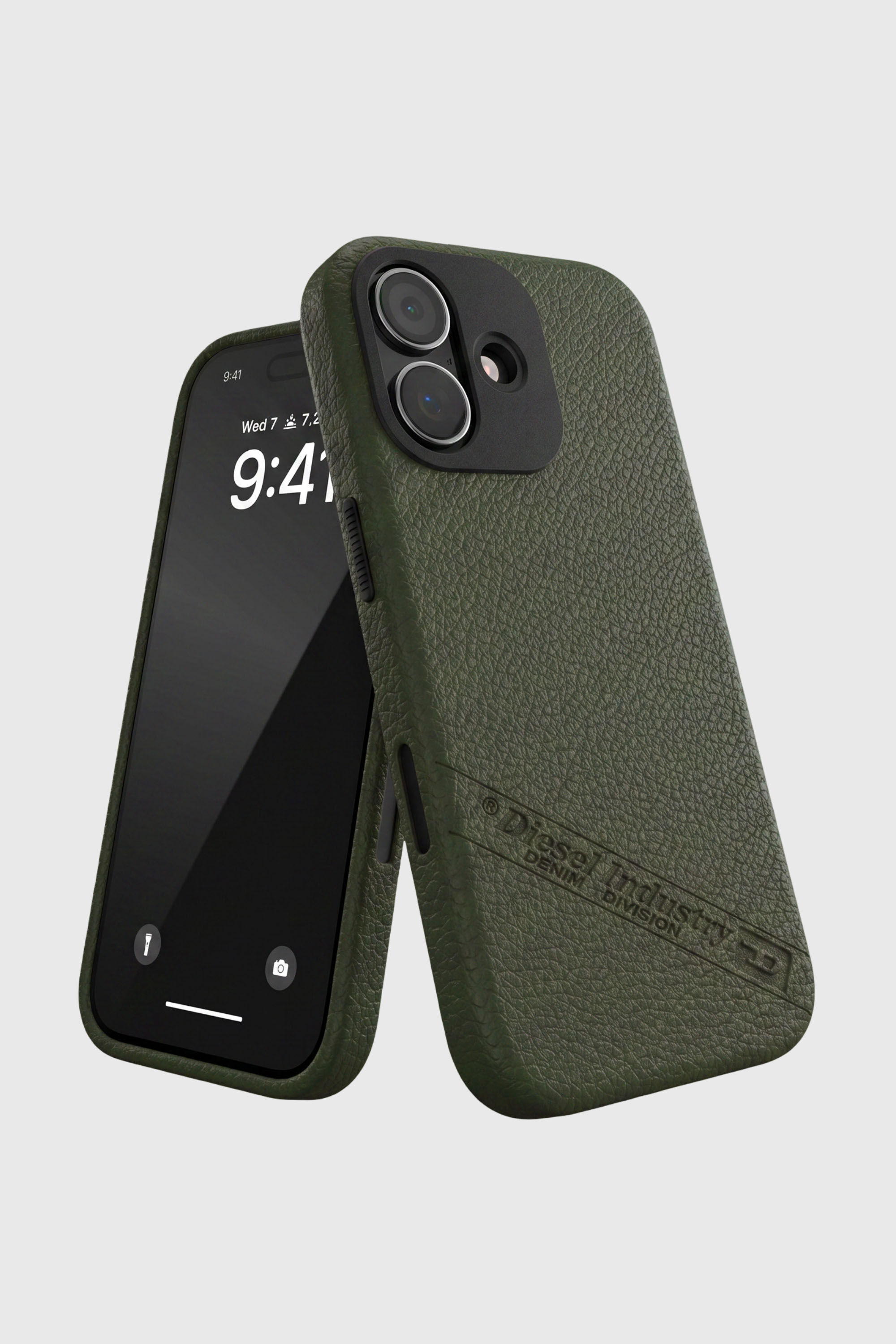 Diesel - 60646 MOULDED CASE, Cover Flag D con MagSafe per iPhone 17 Unisex in Verde - 6