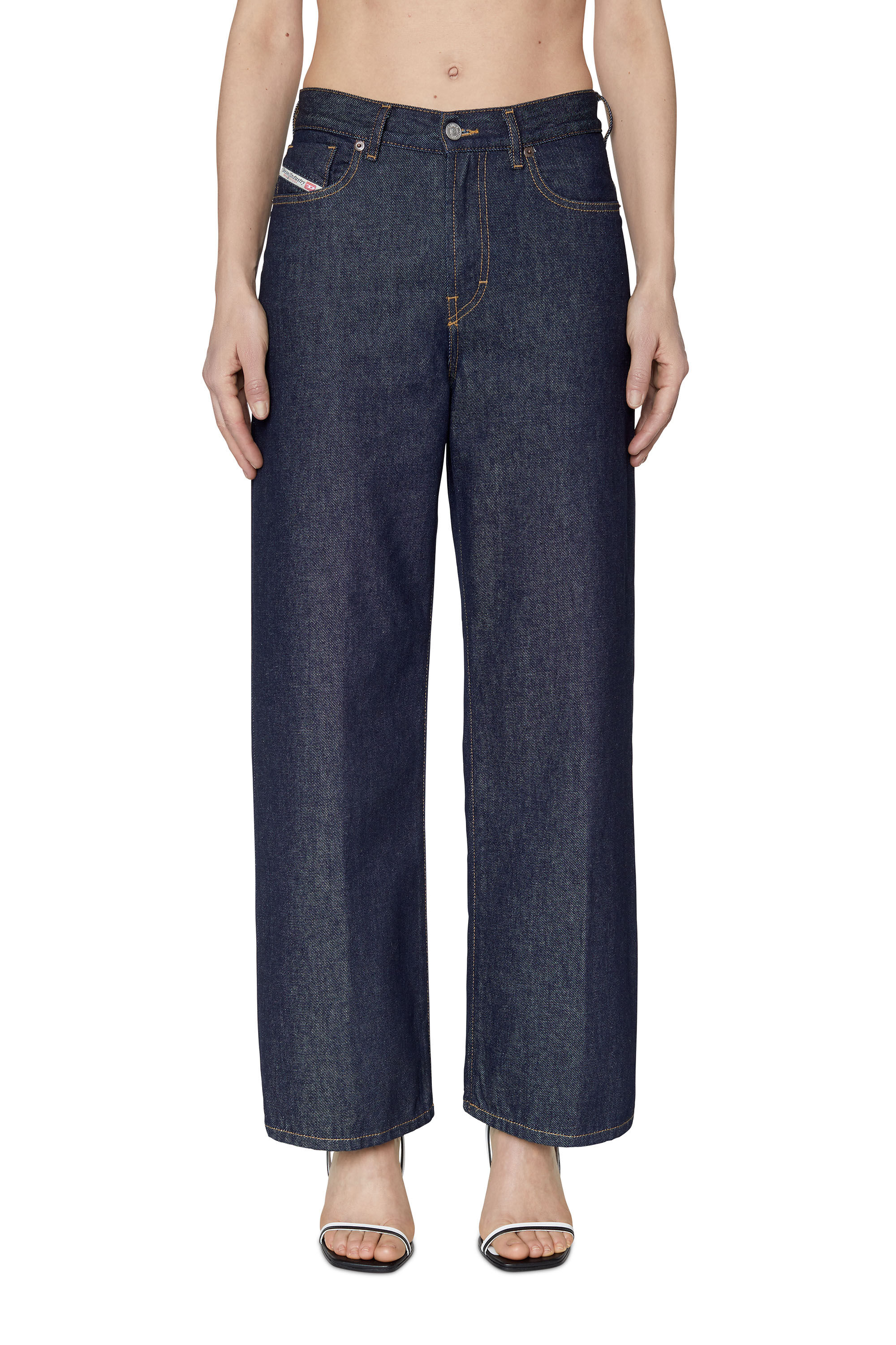 Diesel - Bootcut and Flare Jeans 2000 Widee Z9C02, Bleu Foncé - Image 3