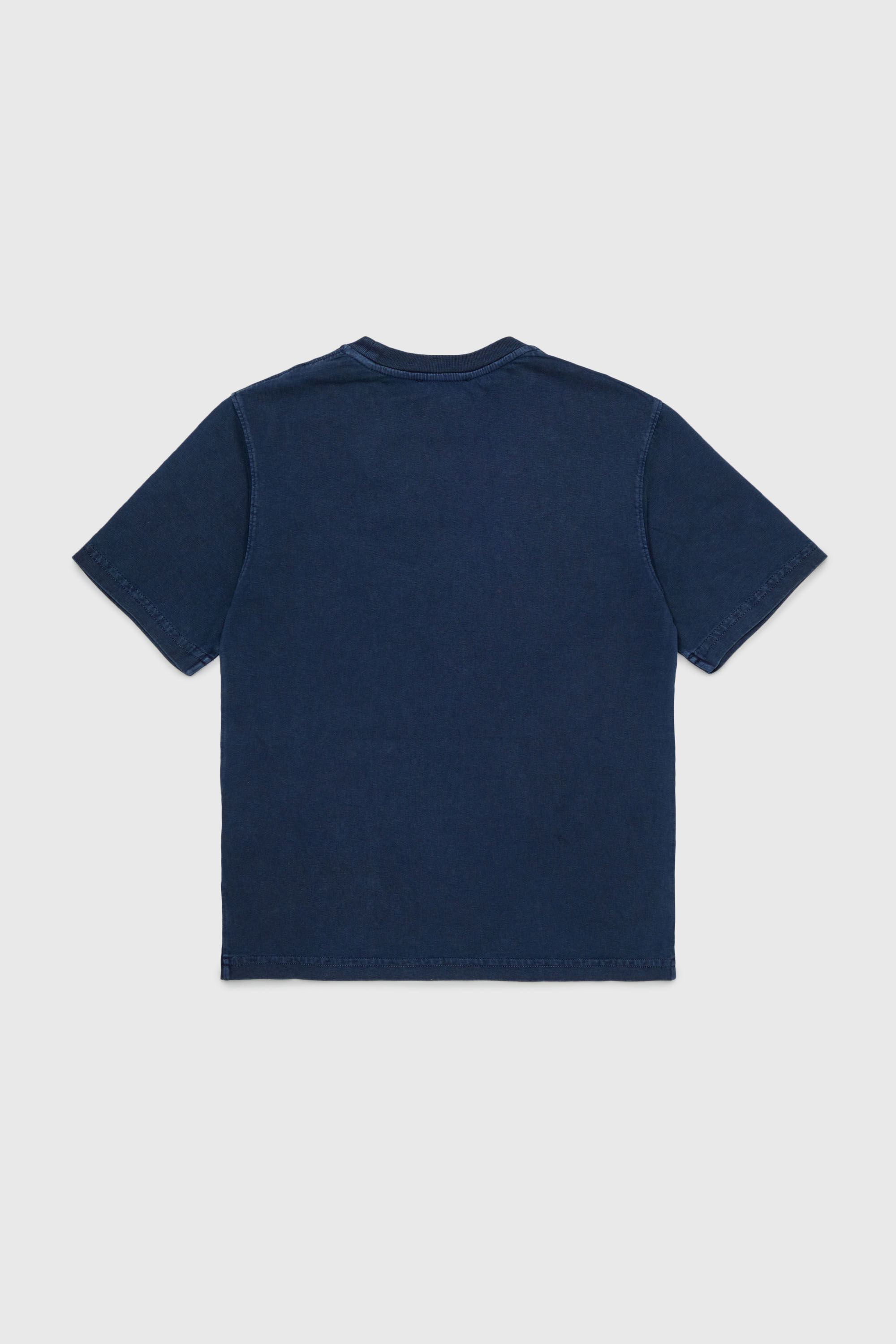 Diesel - TISEL OVER, T-shirt in cotone con maxi stampa logo Uomo in Blu - 2