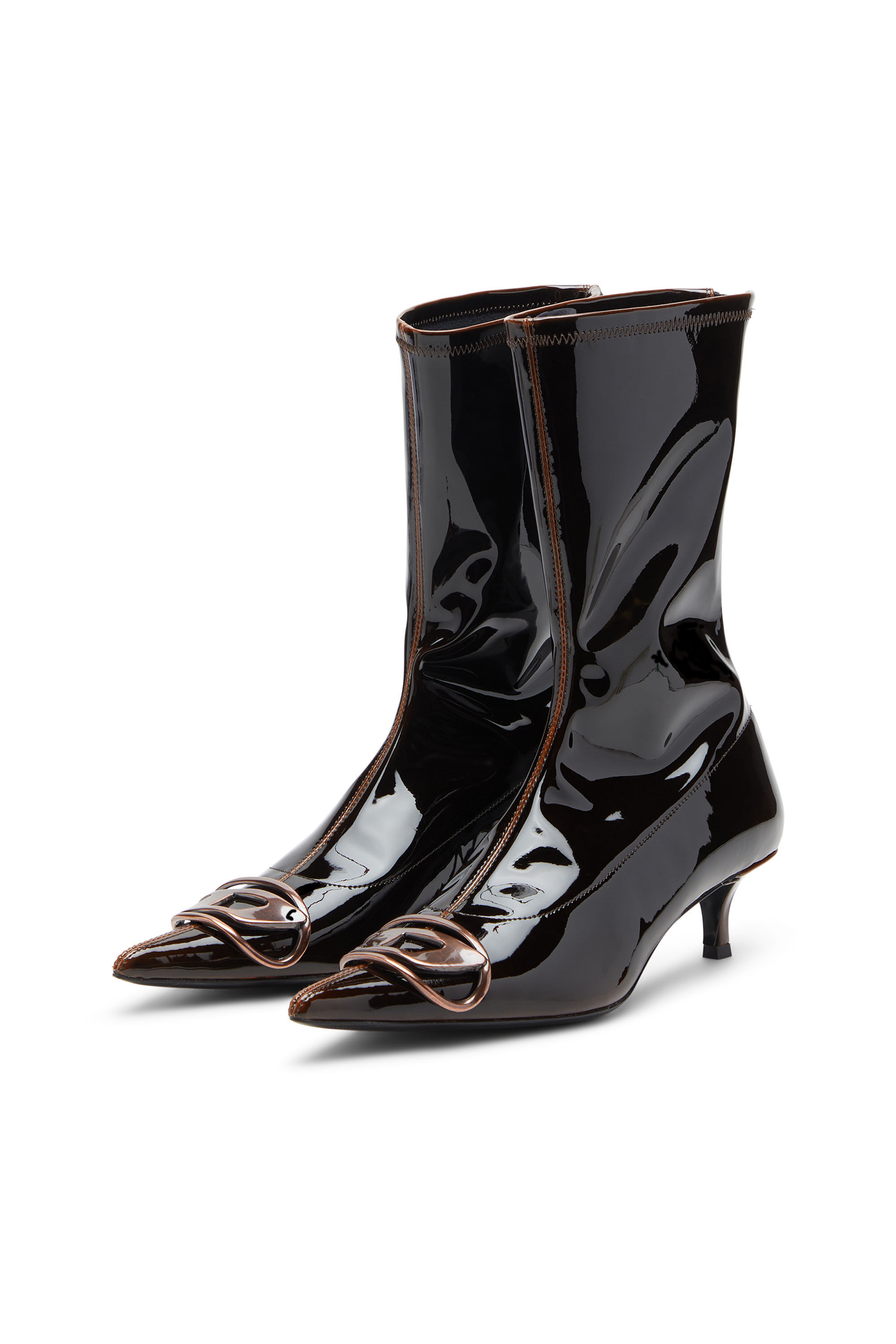 Diesel - D-VENUS KITTIE BT, D-Venus-Stivaletto in PU effetto liquido Donna in Multicolor - 7