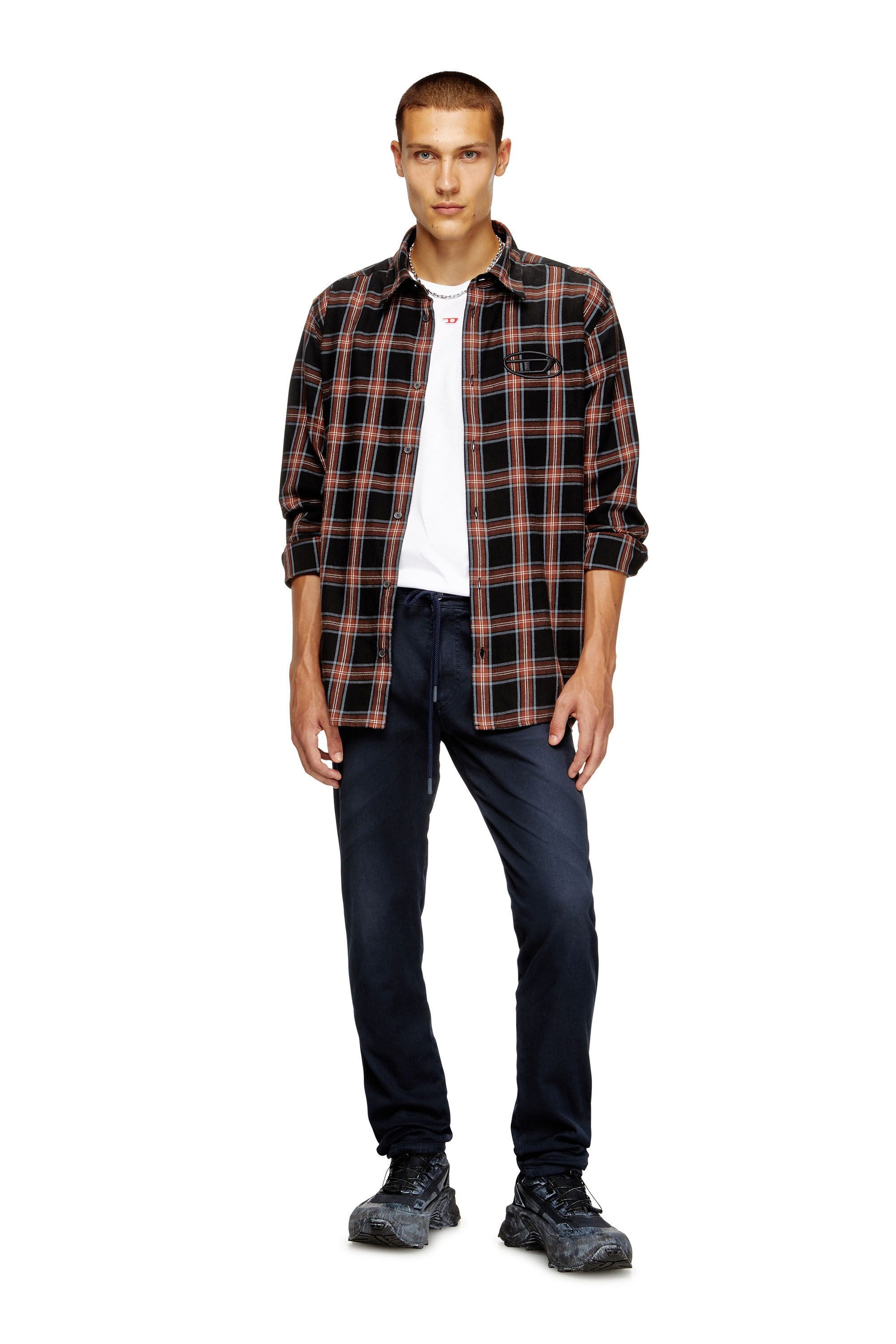 Diesel - Slim 2062 D-Strukt Joggjeans® 0670M Homme, Bleu - Image 1