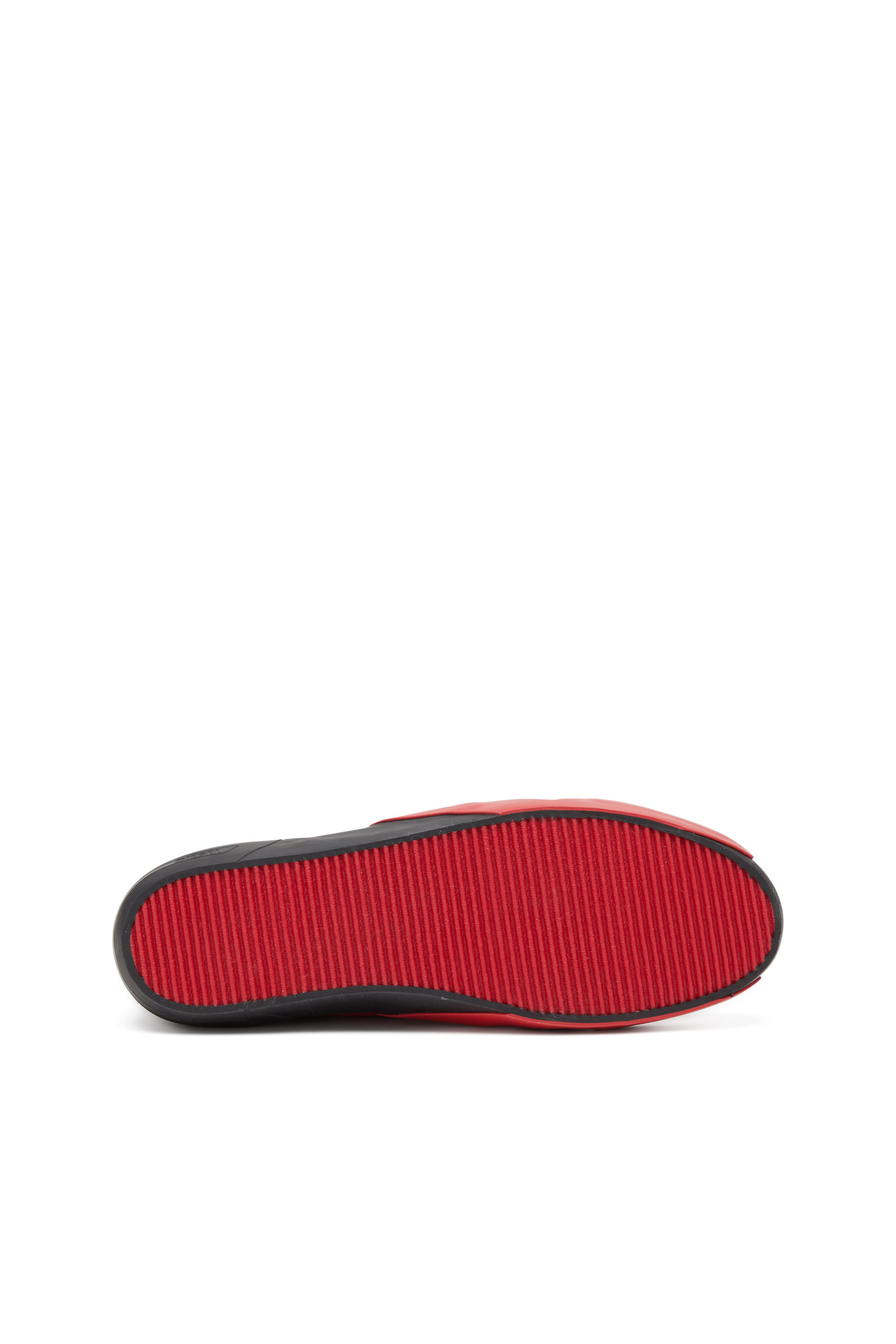 Diesel - S-SLANTE-D LOW, Sneakers in pelle e suede con logo D Uomo in Multicolor - 5