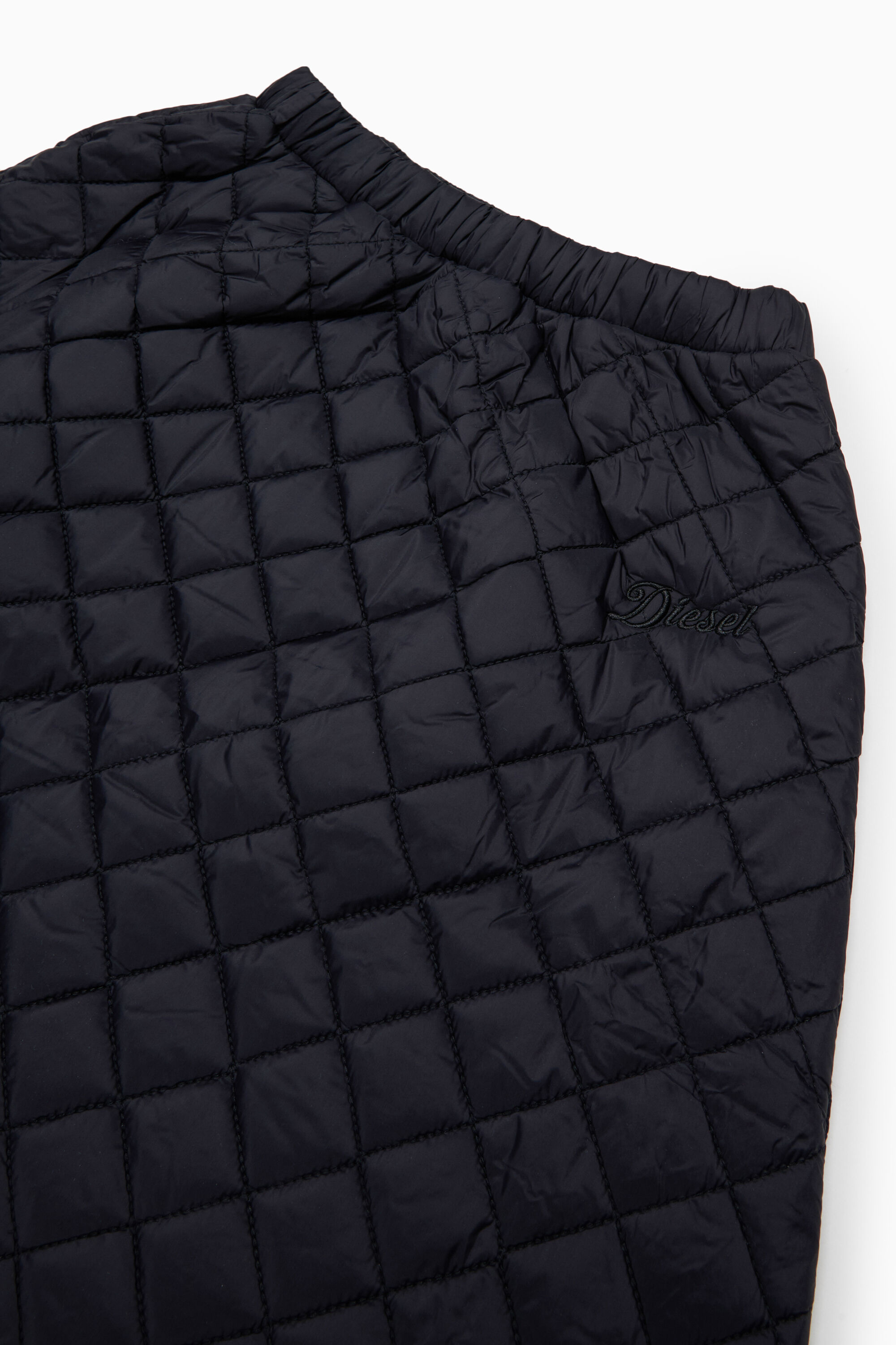 Diesel - GMONTY, Woman's Quilted nylon skirt in Black - 3