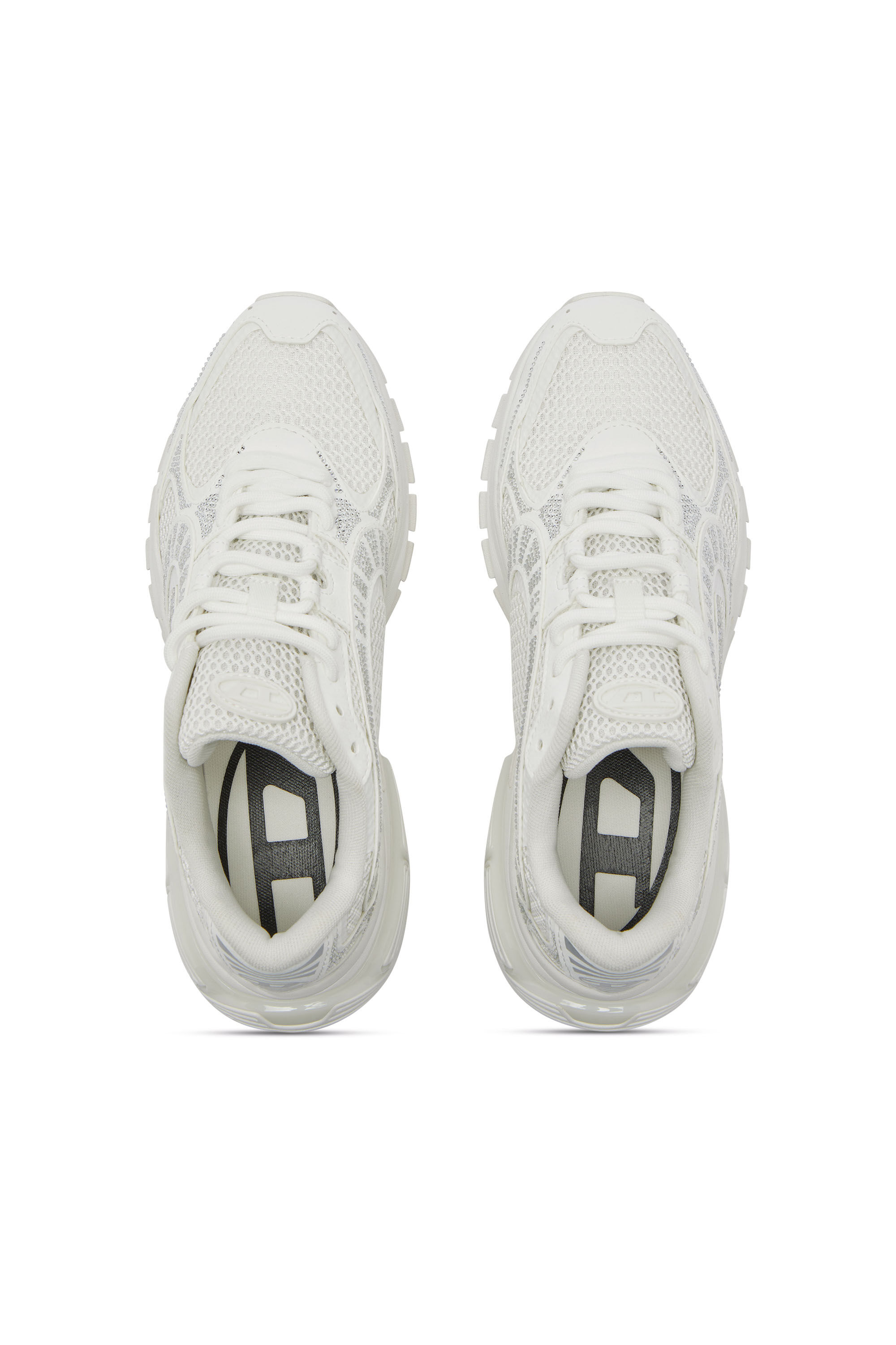 Diesel - S-PRO-V-DENSE LOW W, S-Pro-V-Dense - Sneakers in mesh con cristalli Donna in Bianco - 4