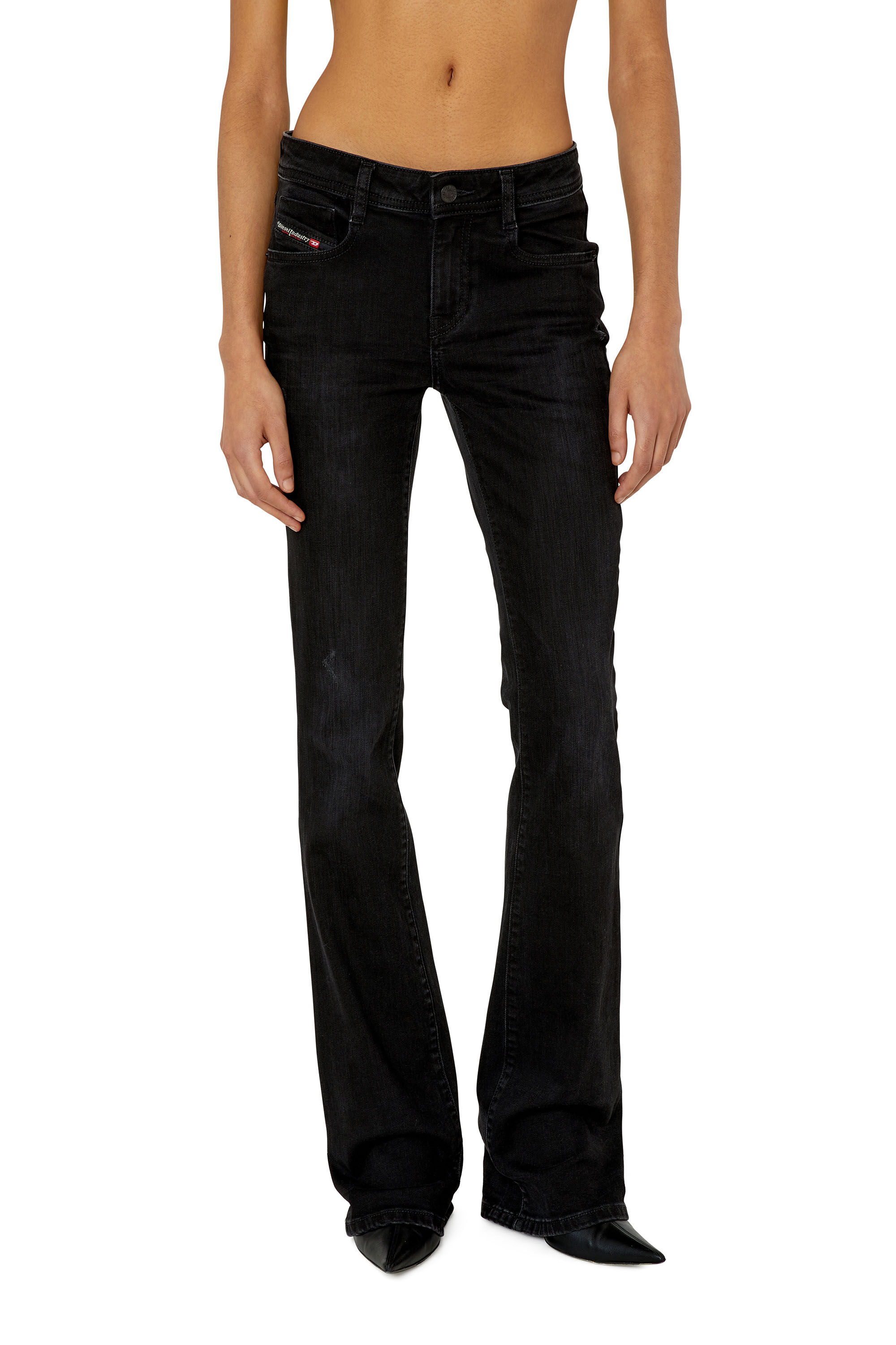 Diesel - Bootcut and Flare Jeans 1969 D-Ebbey 0TFAS, Schwarz/Dunkelgrau - Image 3