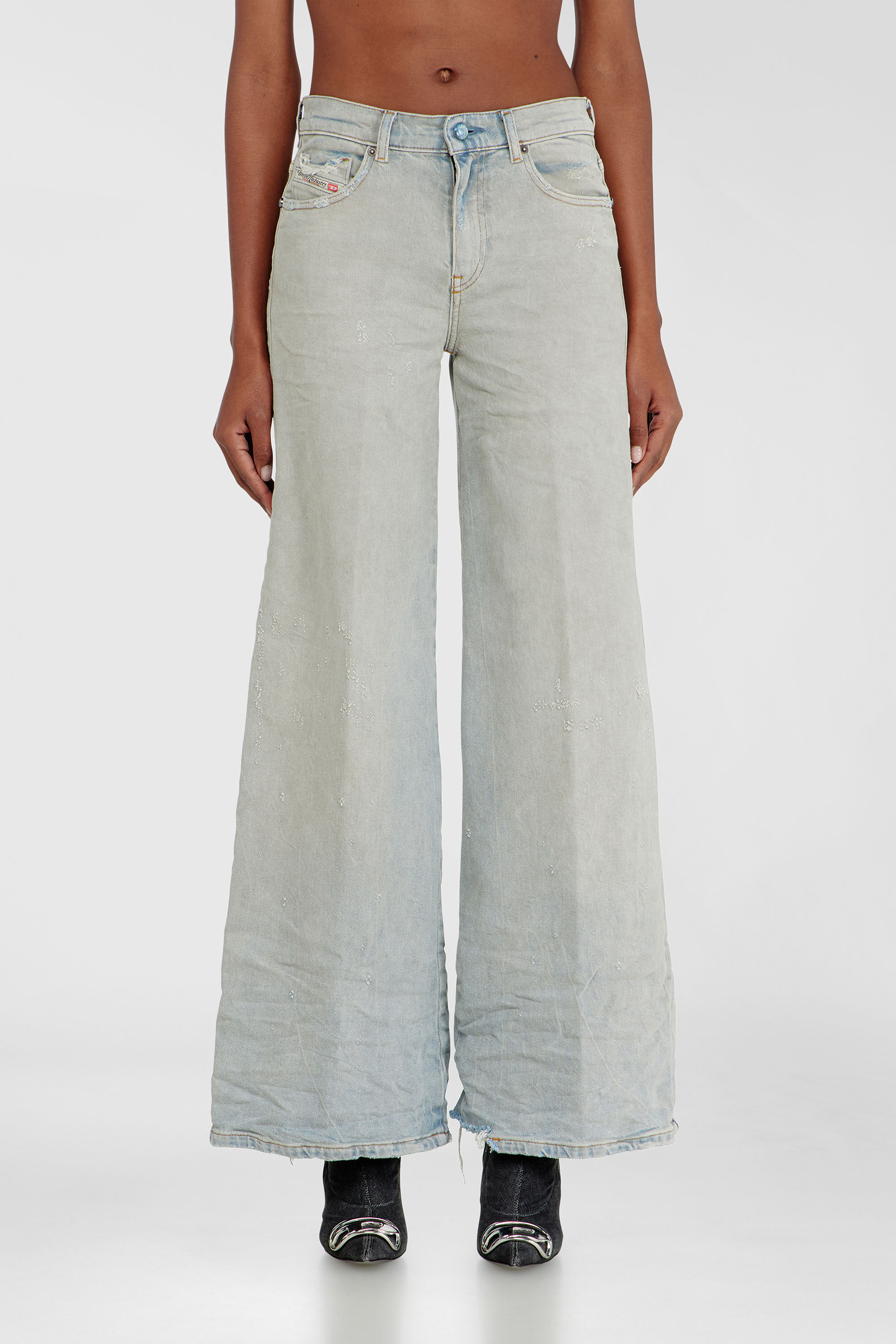 Diesel - Flare Jeans 1978 D-Akemi 09N47 Donna, Blu Chiaro - Image 2