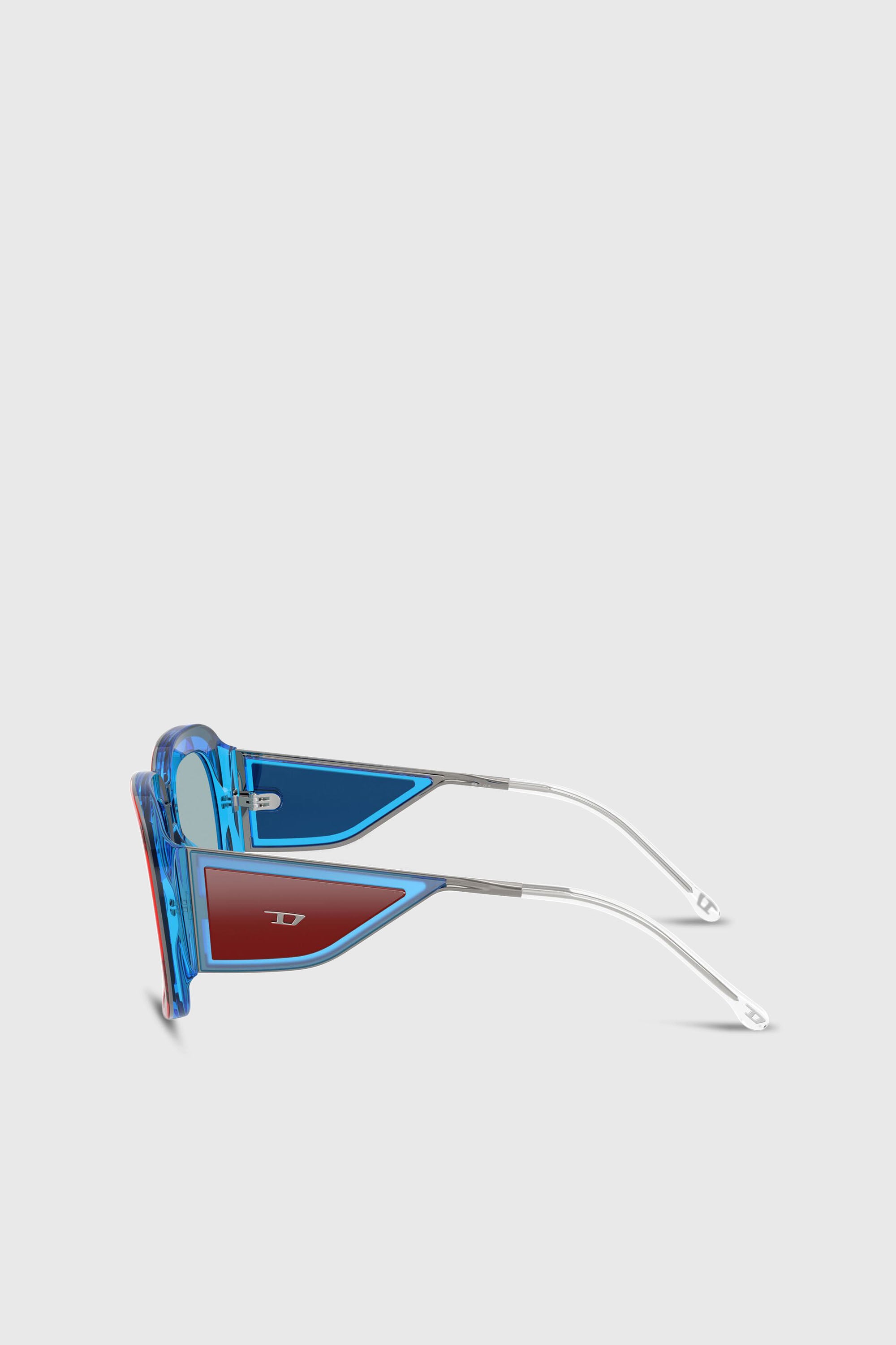 Diesel - 0DL2015U, Lunettes de soleil carr&eacute;es Mixte in Polychrome - 4