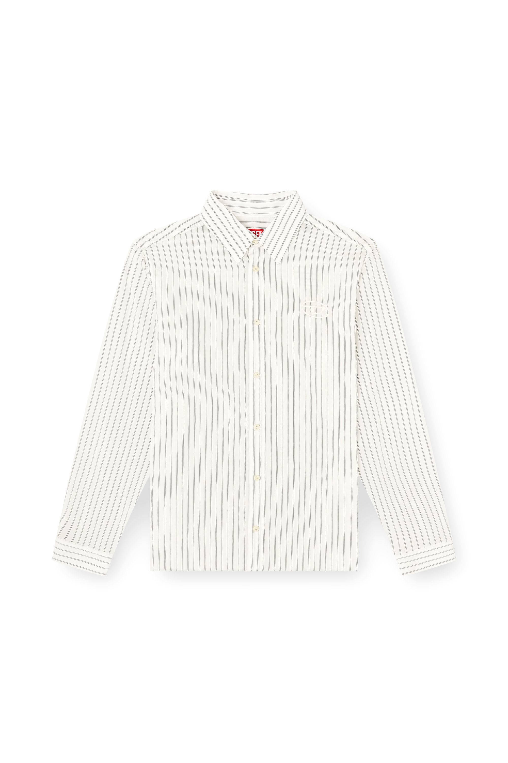 Diesel - S-SIMPLY-GSBG, Chemise en mélange de laine avec broderie Oval D. Homme in Polychrome - 2