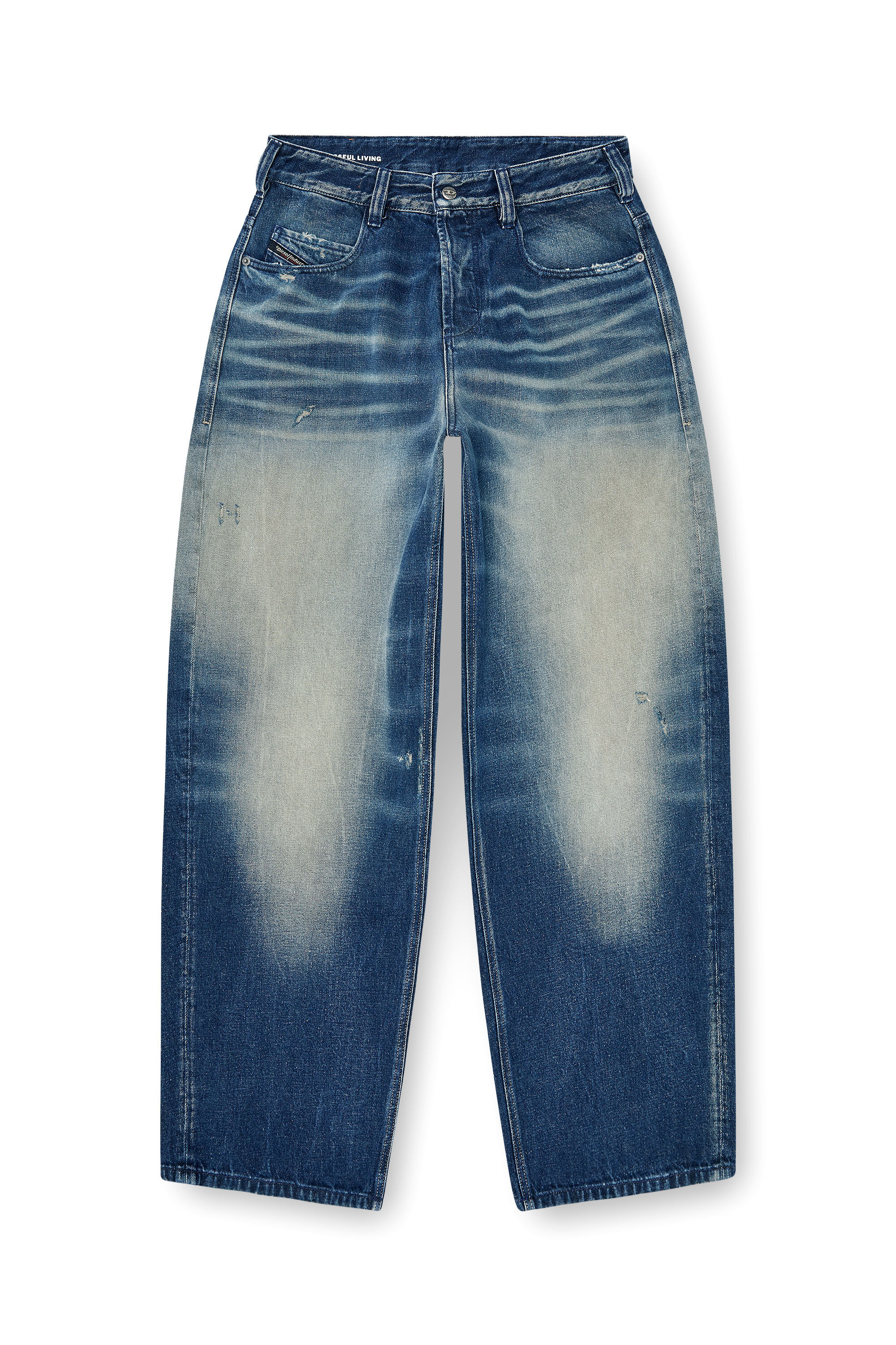Diesel - Relaxed Jeans 1997 D-Enim-M 007DQ Unisex, Blu Scuro - Image 8